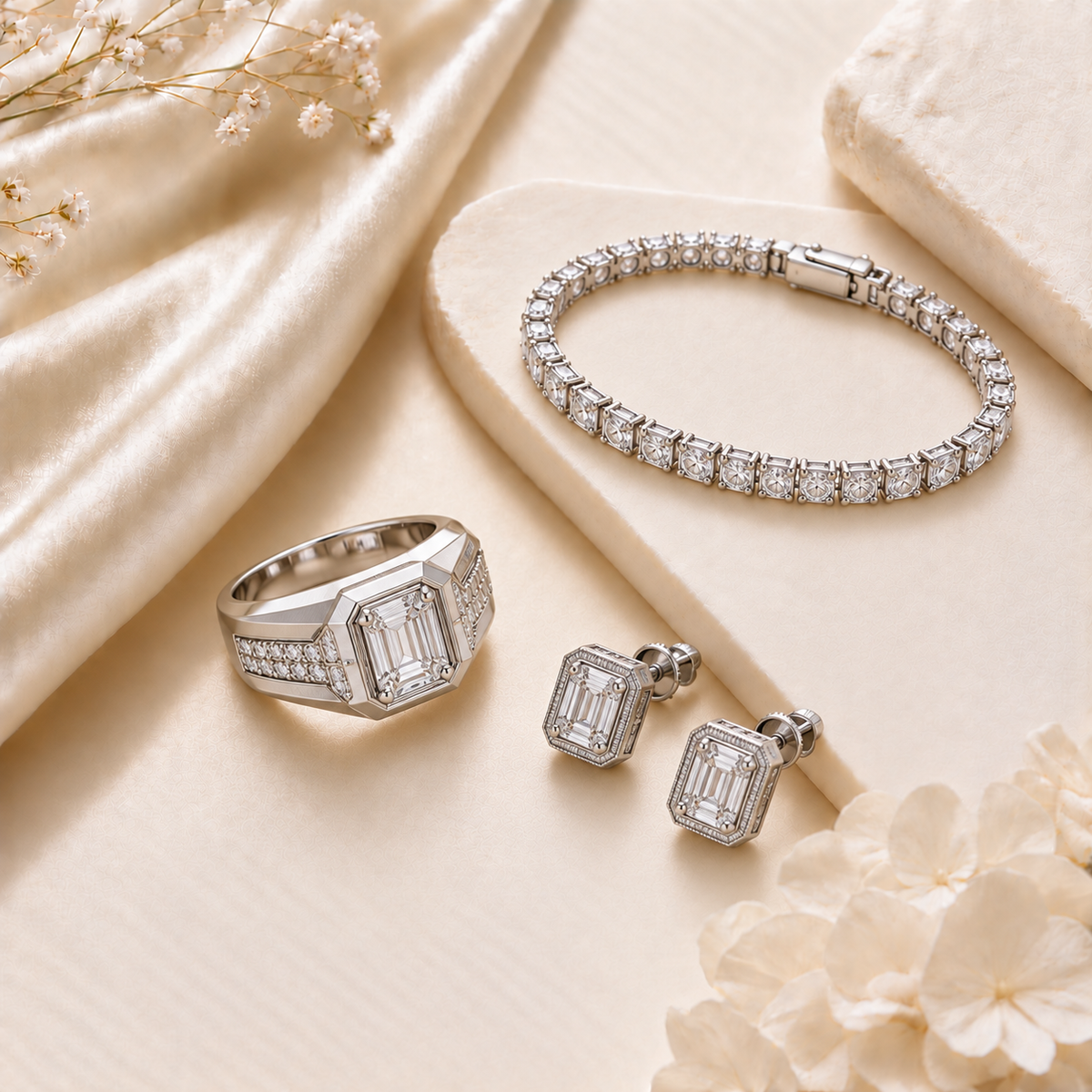 Men’s Diamond Jewelry Guide: Rings, Chains, and Bracelets That Work