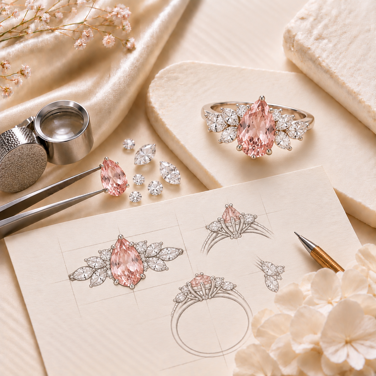 Custom Jewelry Design Process Explained: From Idea to Finished Piece
