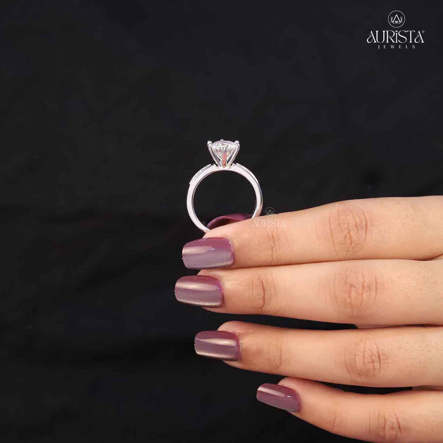 The One Ring – Round White Gold Diamond Ring