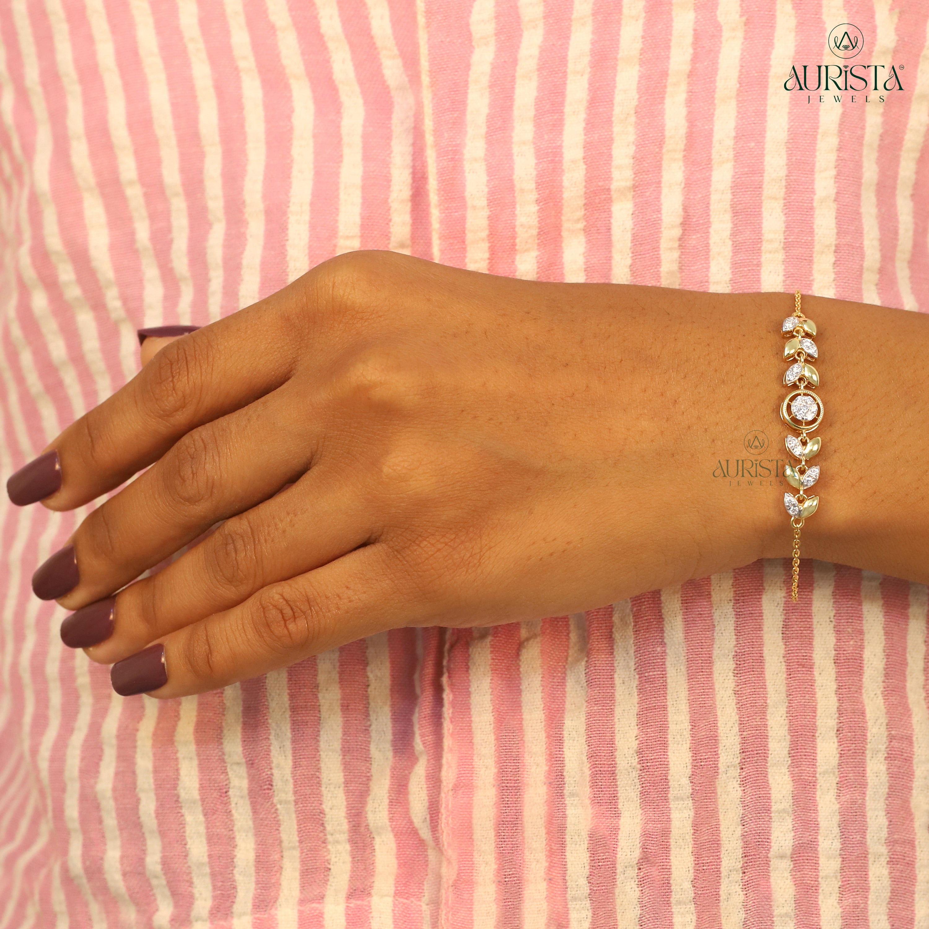 Forever Linked – Yellow Gold Diamond Link Bracelet