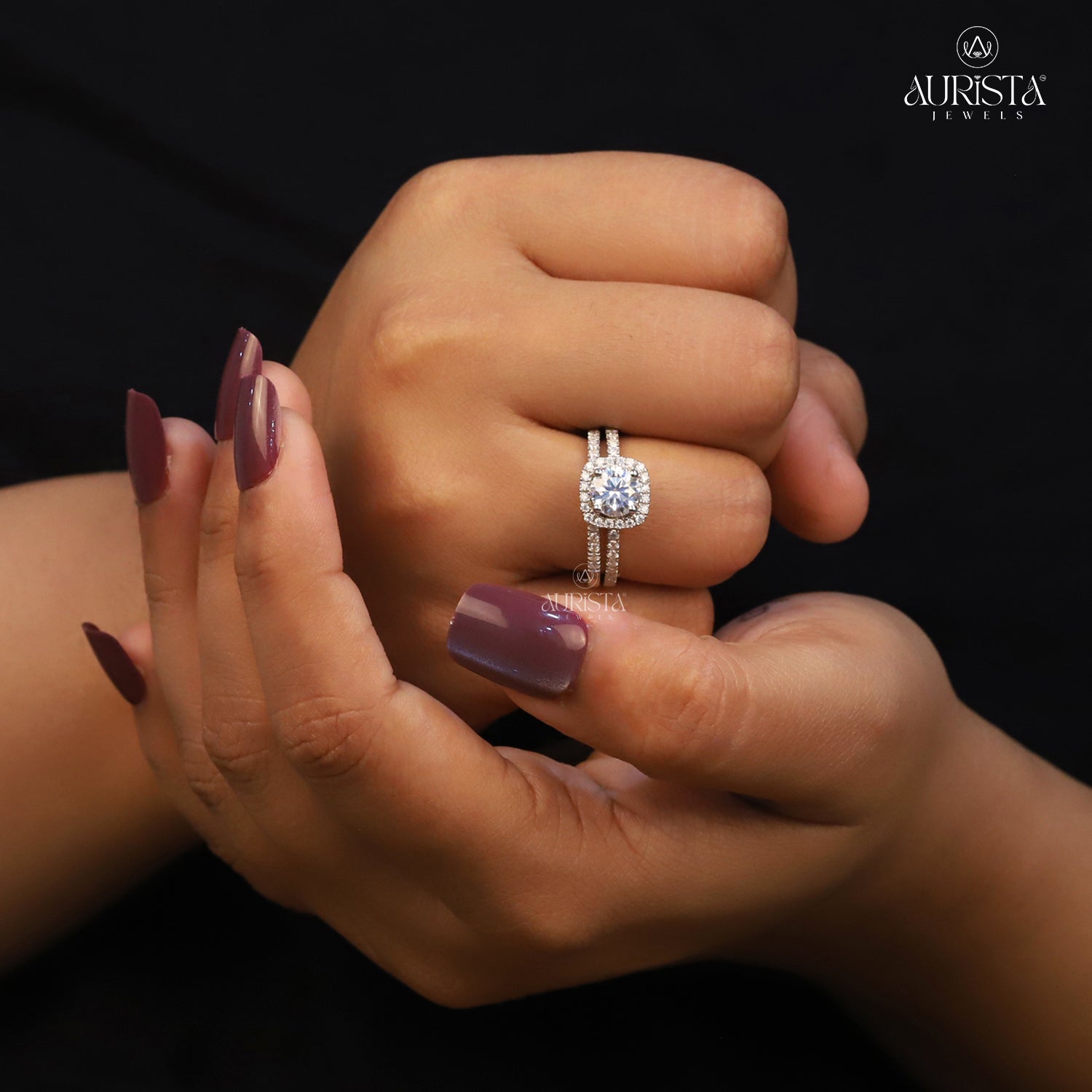 The Diamond of Forever – Custom Round White Diamond Ring With Band