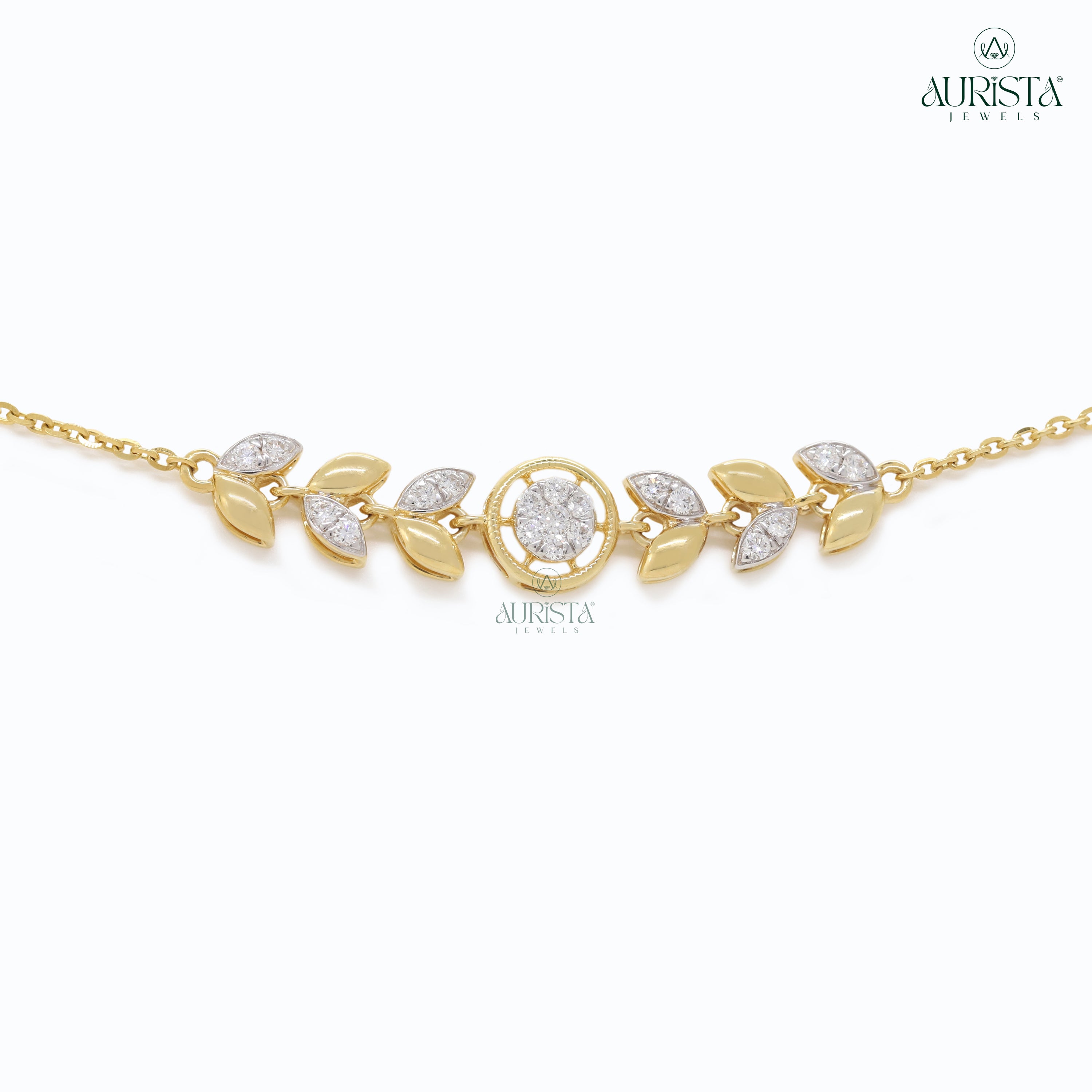 Forever Linked – Yellow Gold Diamond Link Bracelet