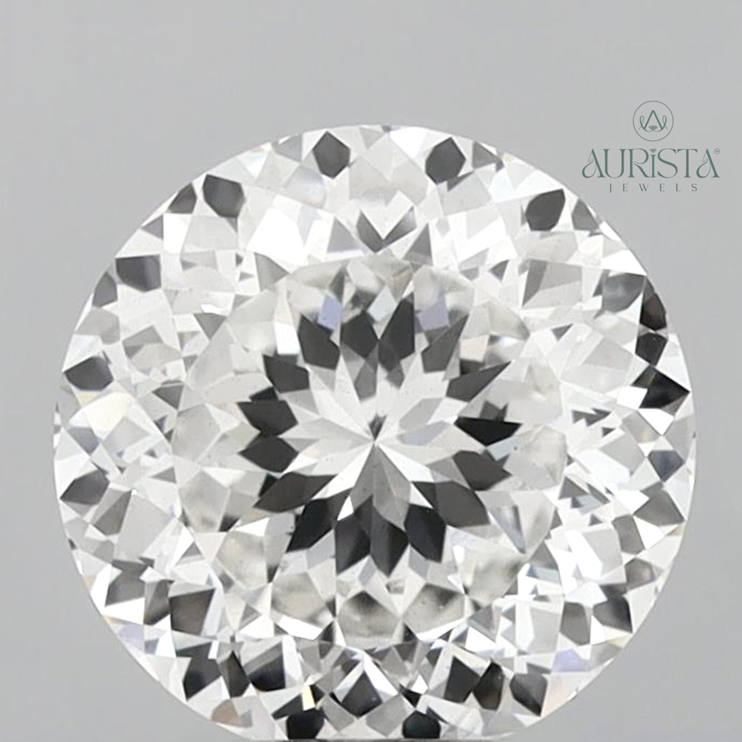 IGI Certified 3.28 CT Round Shape Lab Diamond for Jewelry