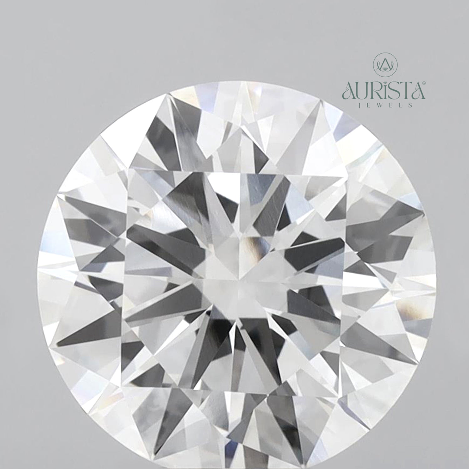 IGI Certified 6.54 CT Round Shape Lab Diamond for Jewelry