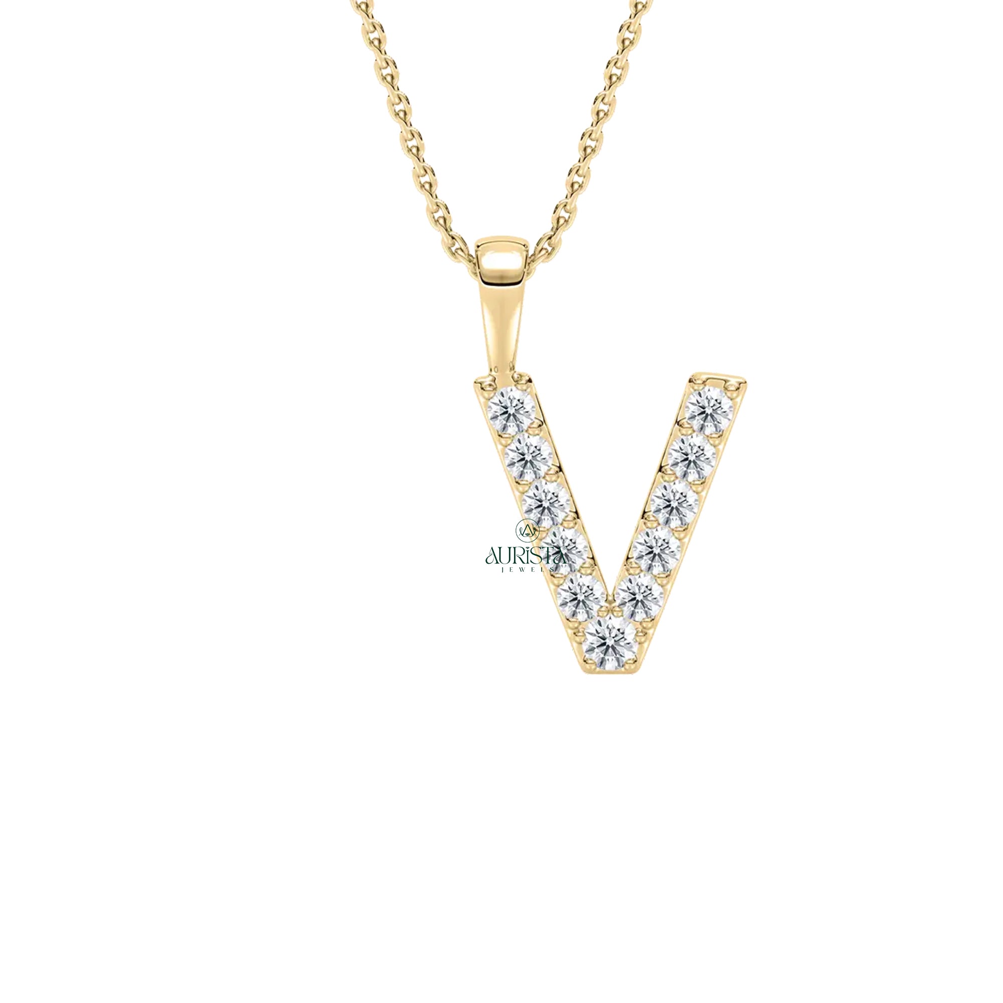 Custom Gold Initial Necklace – For Special Occasions