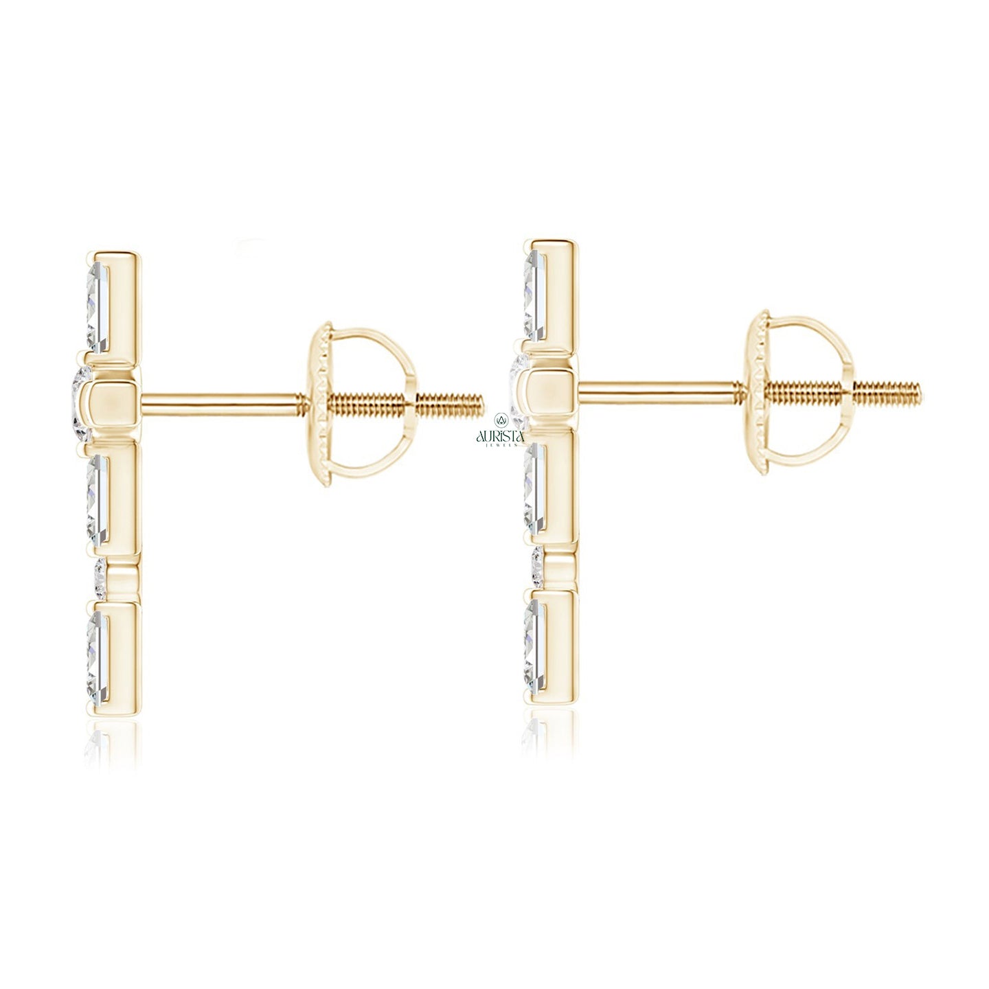 Royal Earrings with Precious Diamond