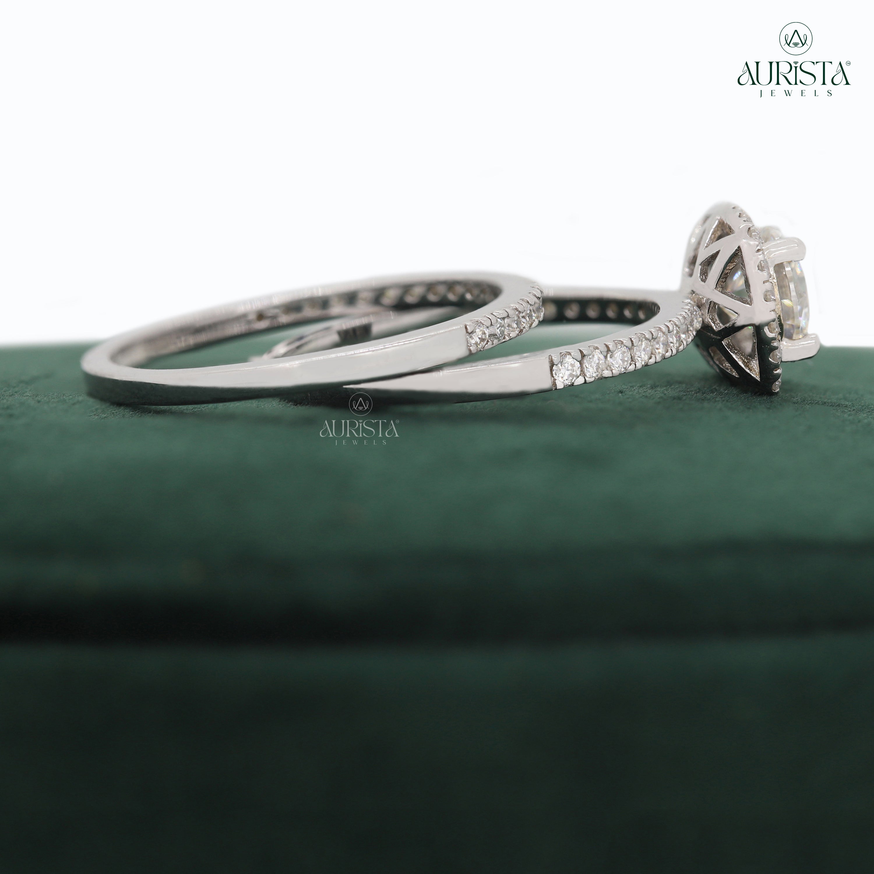 The Diamond of Forever – Custom Round White Diamond Ring With Band