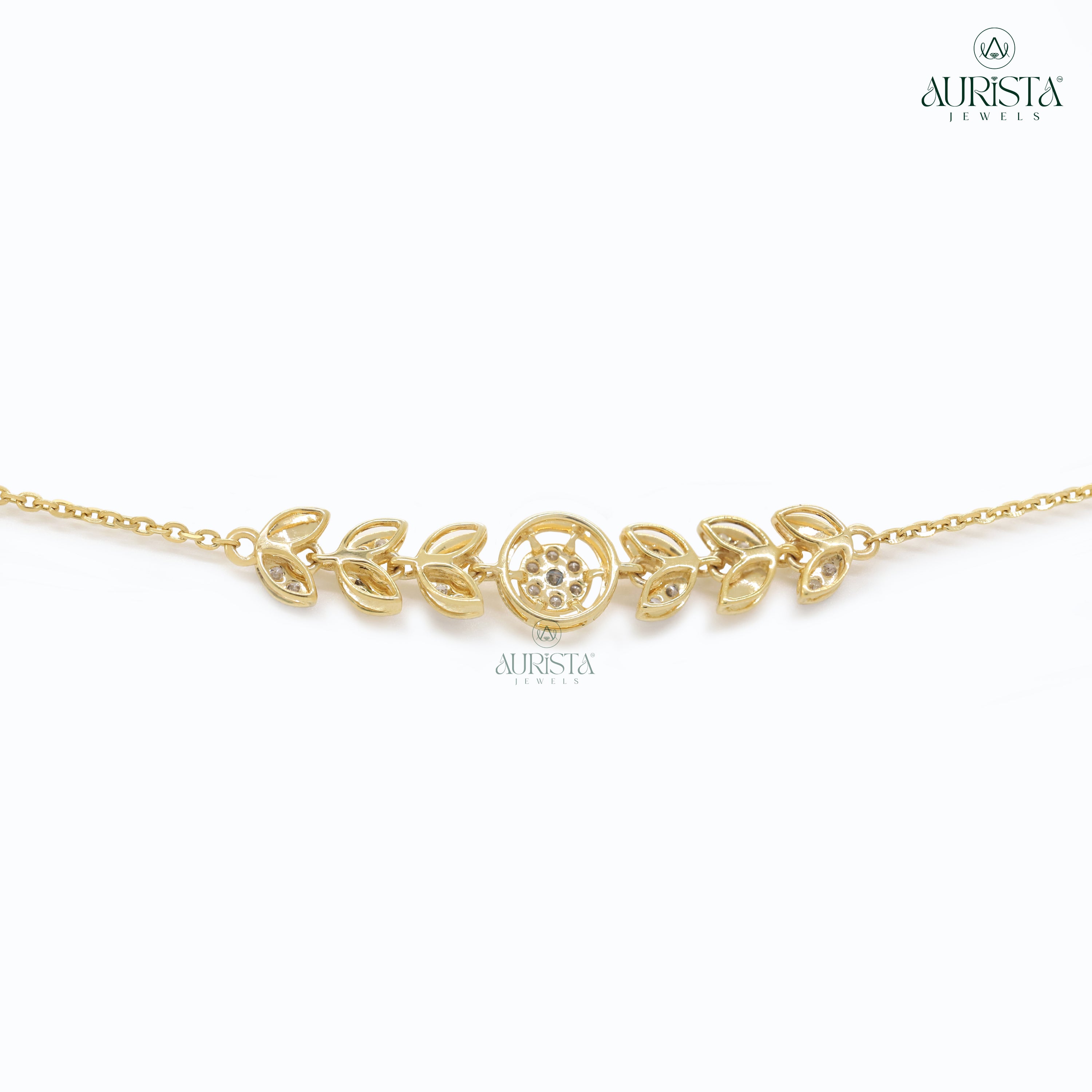 Forever Linked – Yellow Gold Diamond Link Bracelet