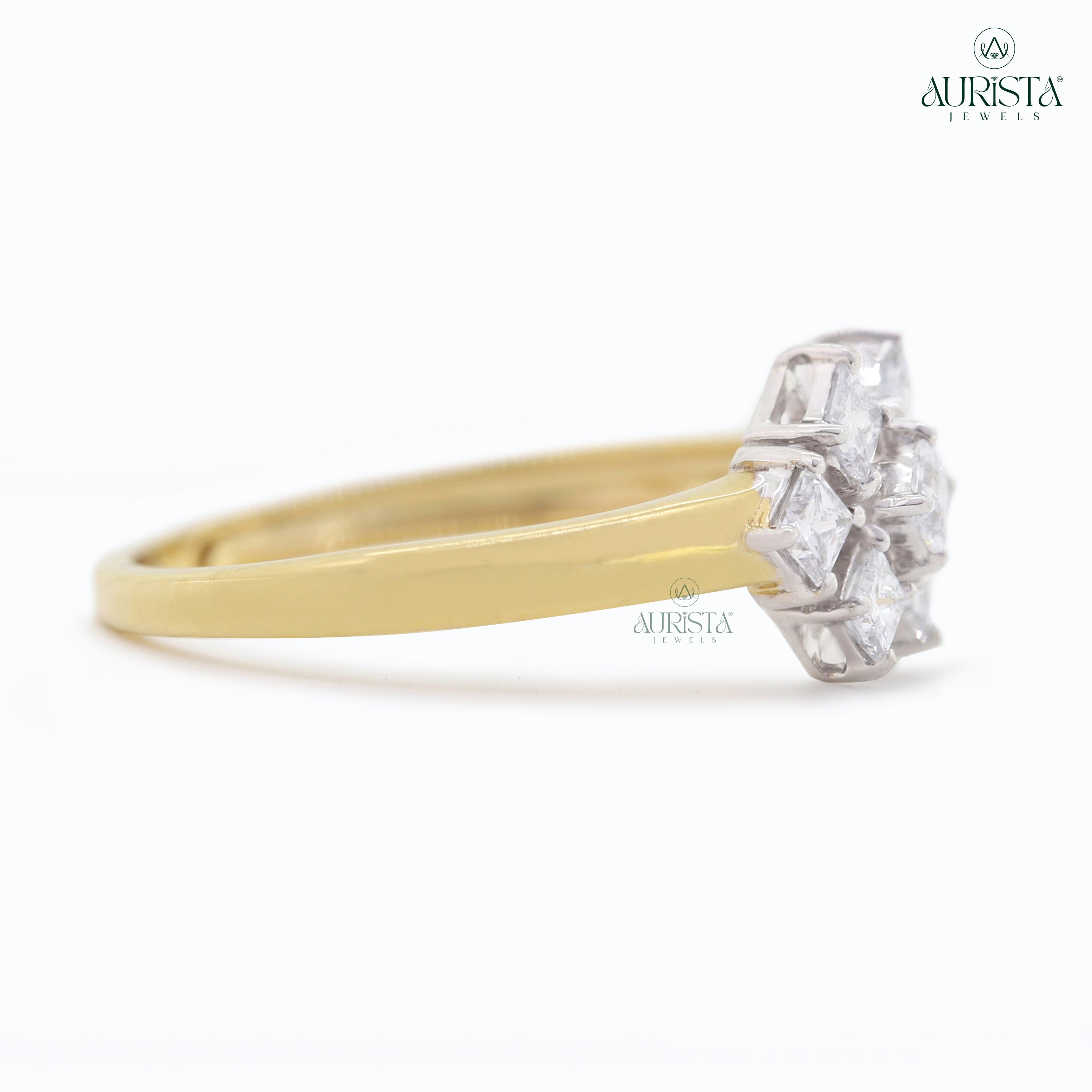 The Diamond of Forever – Custom Ring Whit Princess Diamond Ring