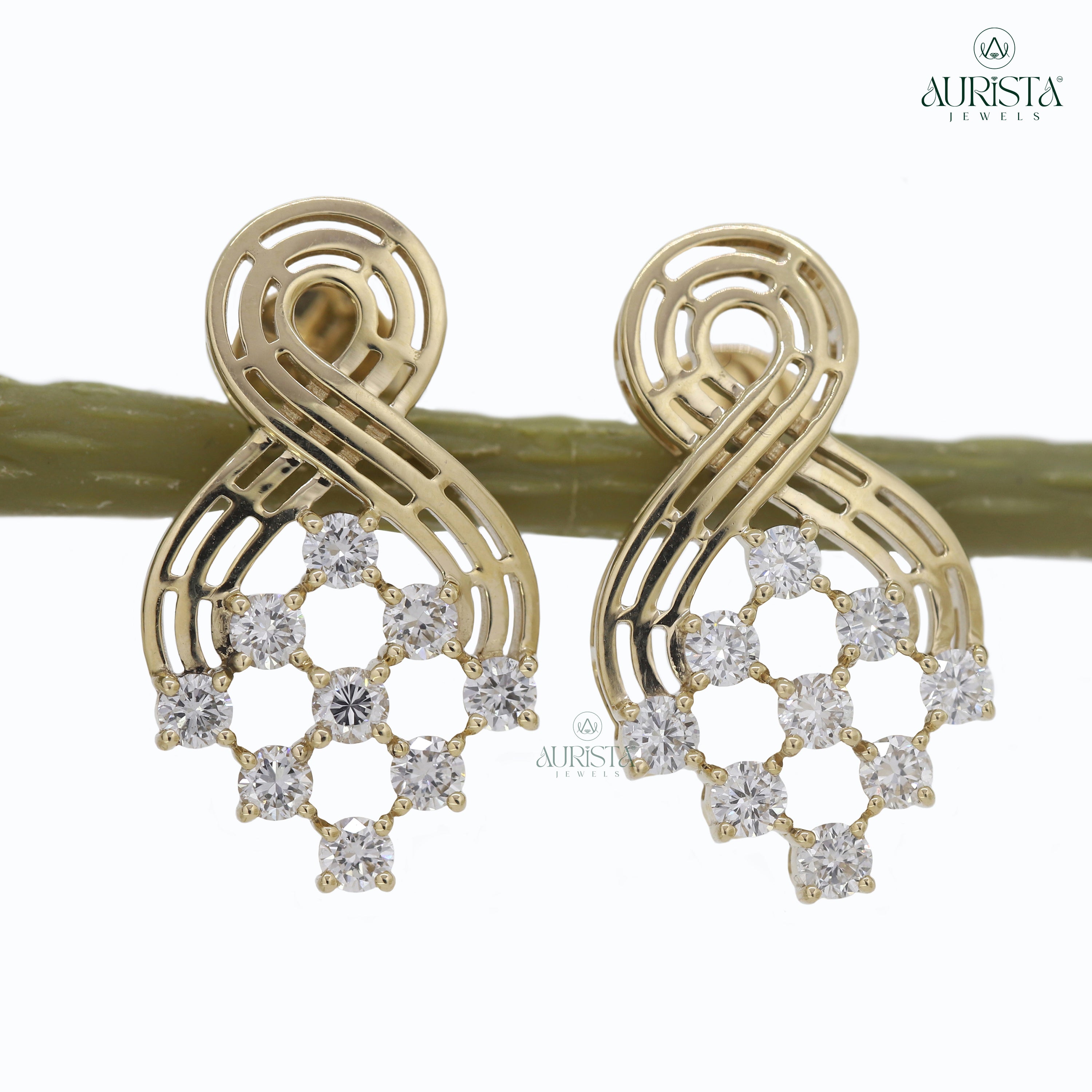 Endless Shine – Solid Gold Diamond Jewelry Set