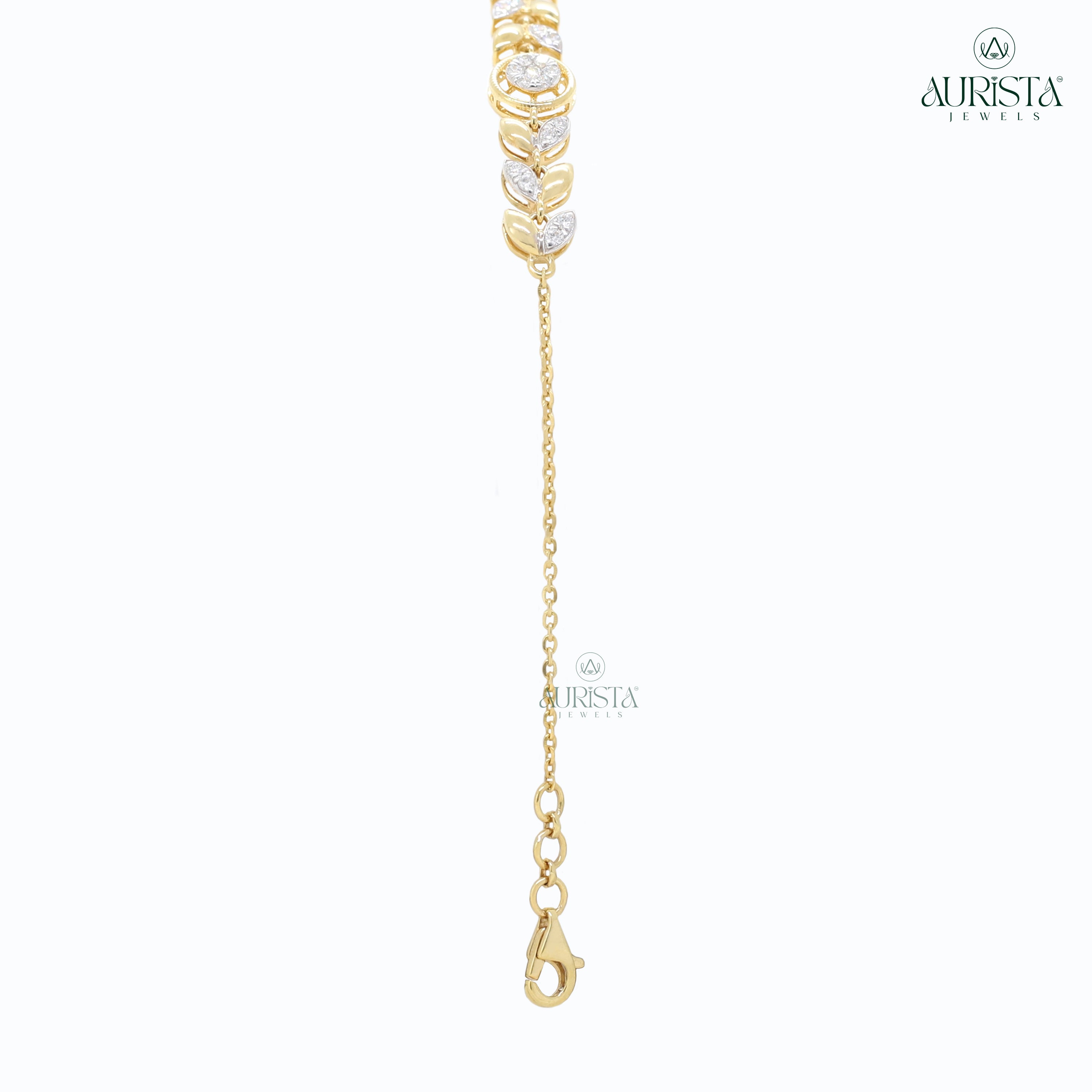 Forever Linked – Yellow Gold Diamond Link Bracelet
