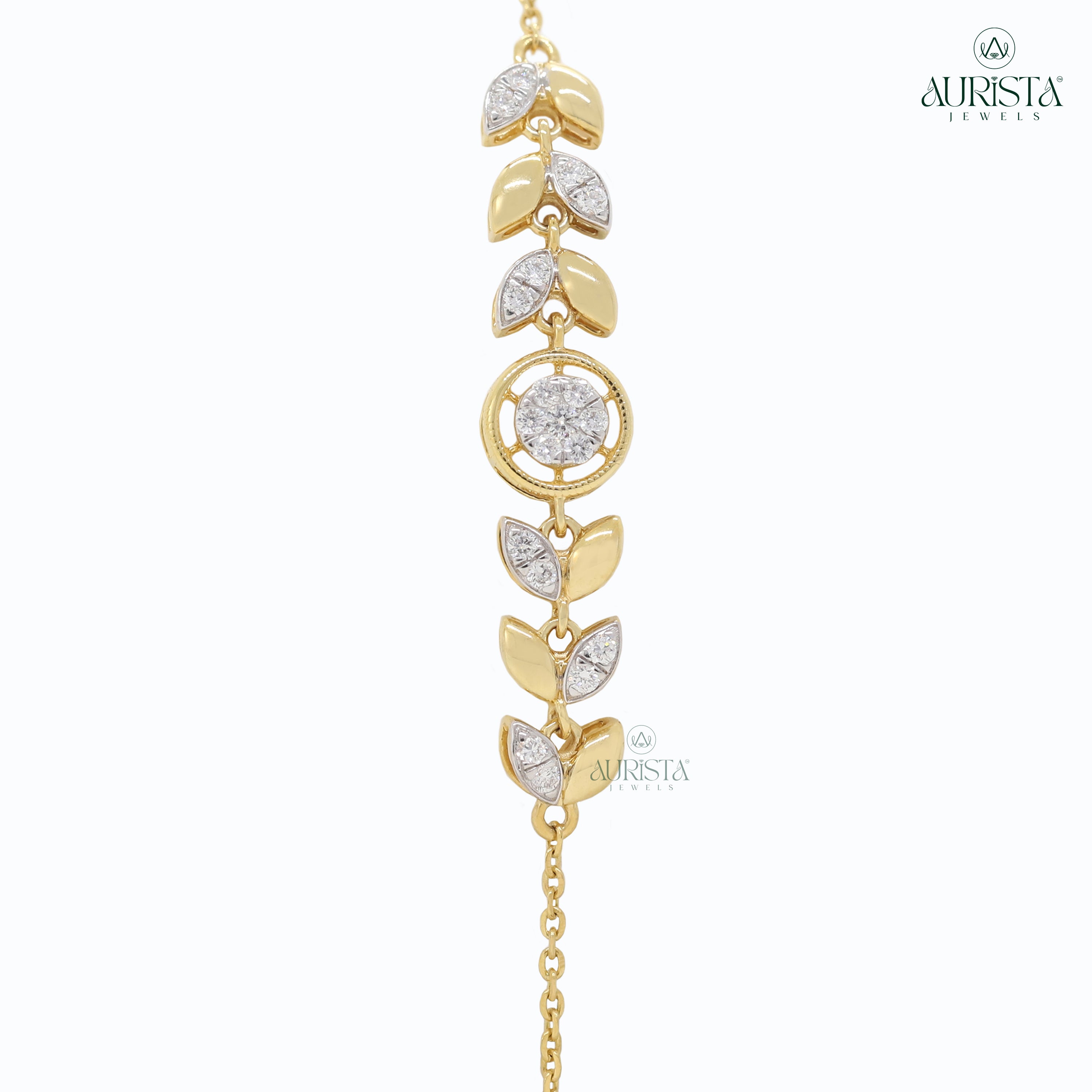 Forever Linked – Yellow Gold Diamond Link Bracelet