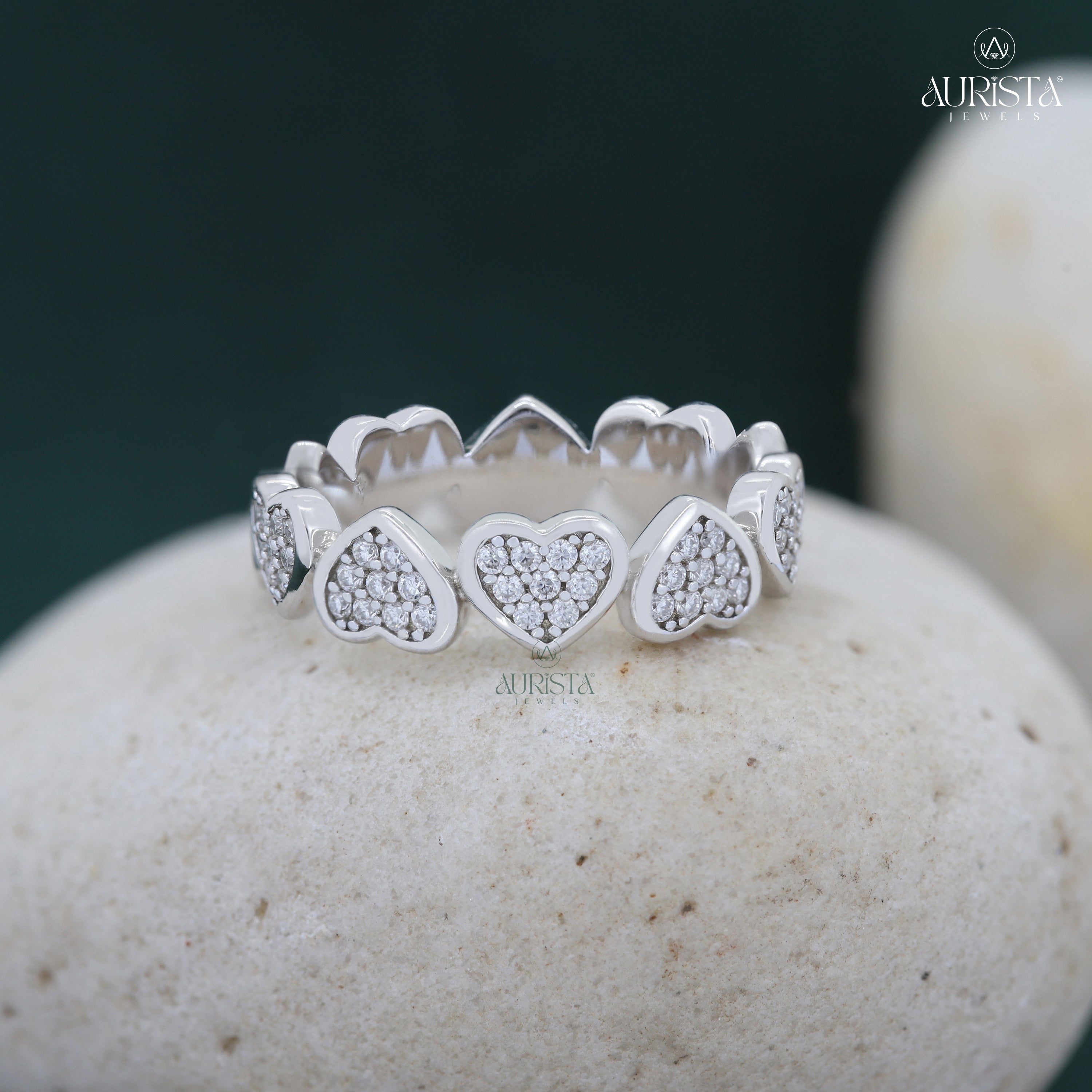 Forever in Focus- White Gold Band with Round Diamond