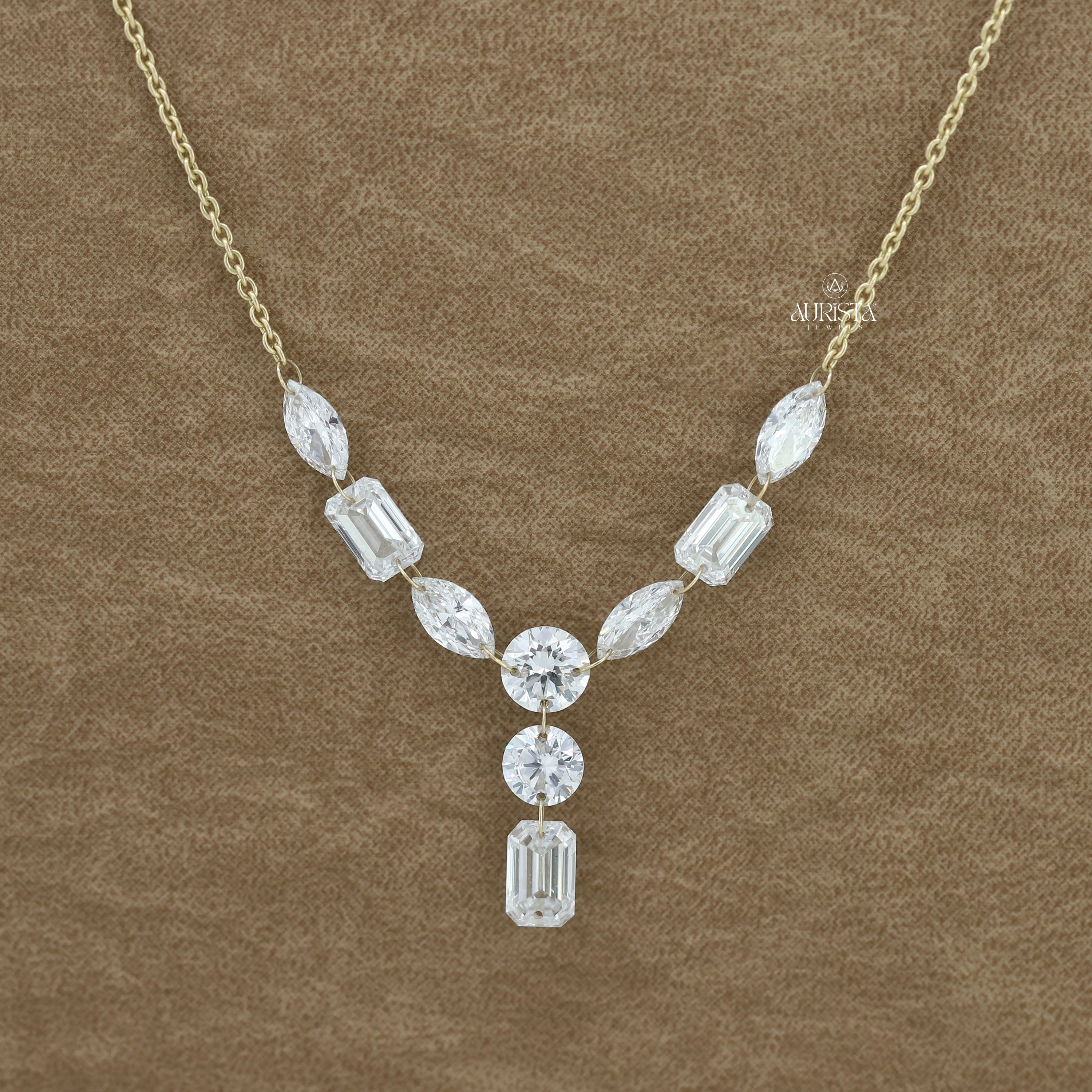 Shimmering Glow Diamond Necklace