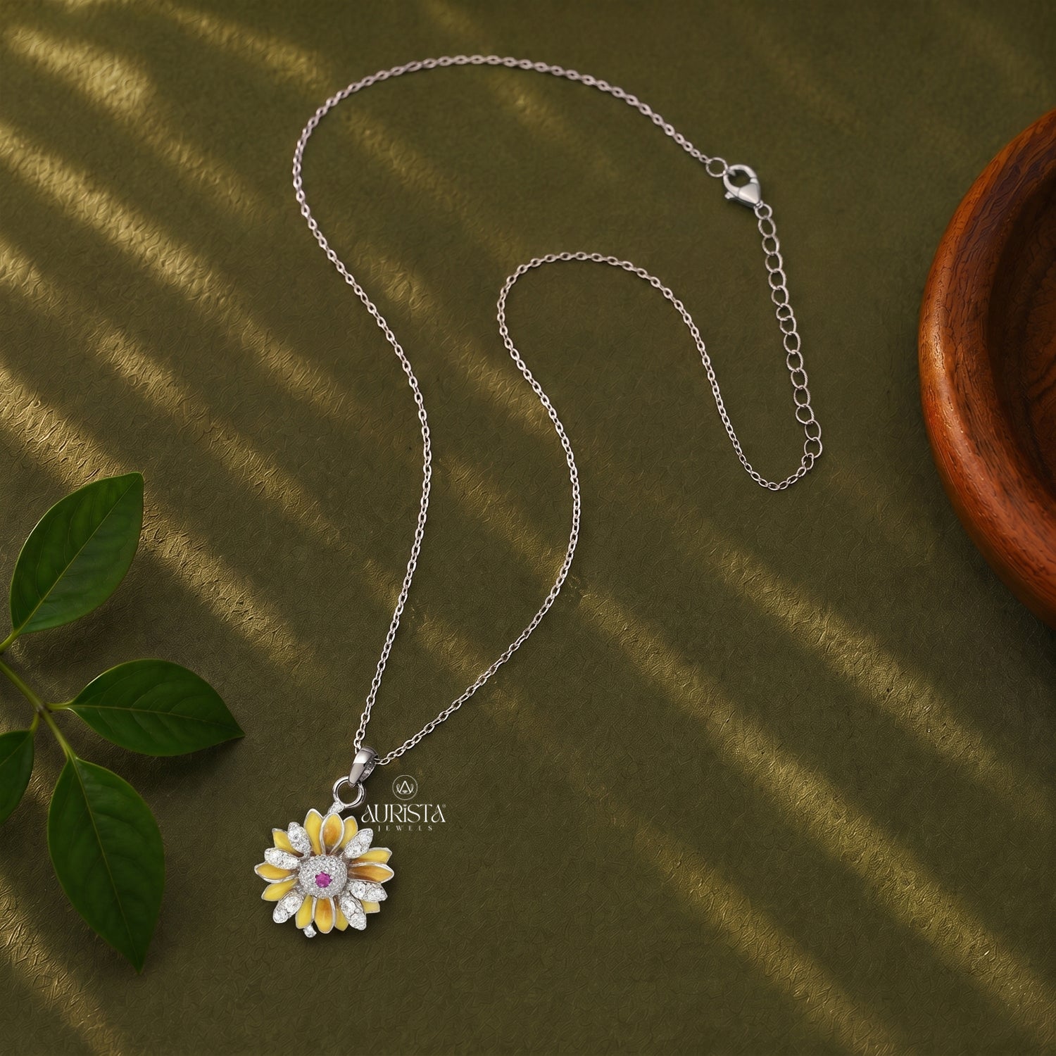 Moon and Bow Moissanite Necklace, Silver Pear Diamond Pendant, Dainty Minimalist Gift