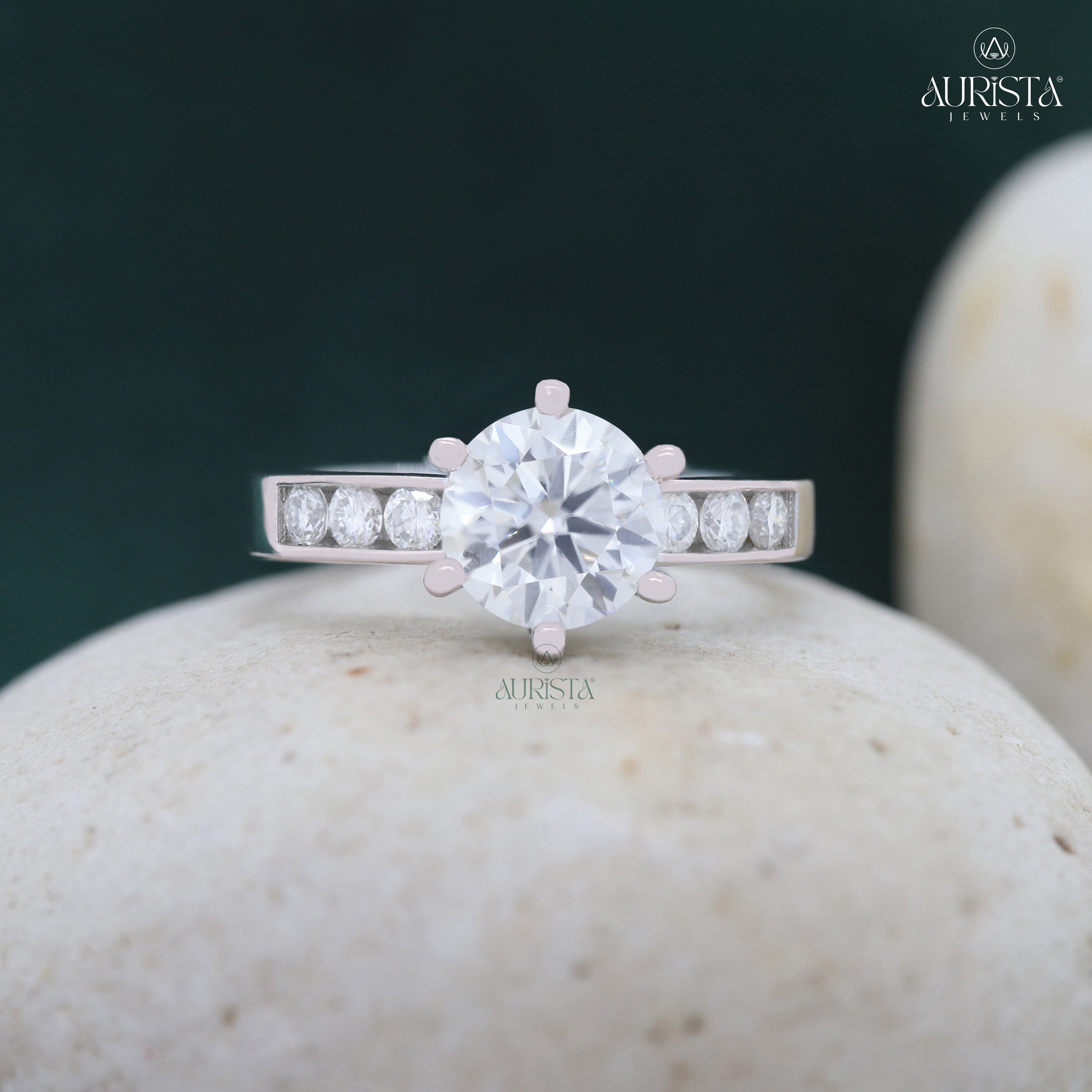 The One Ring – Round White Gold Diamond Ring