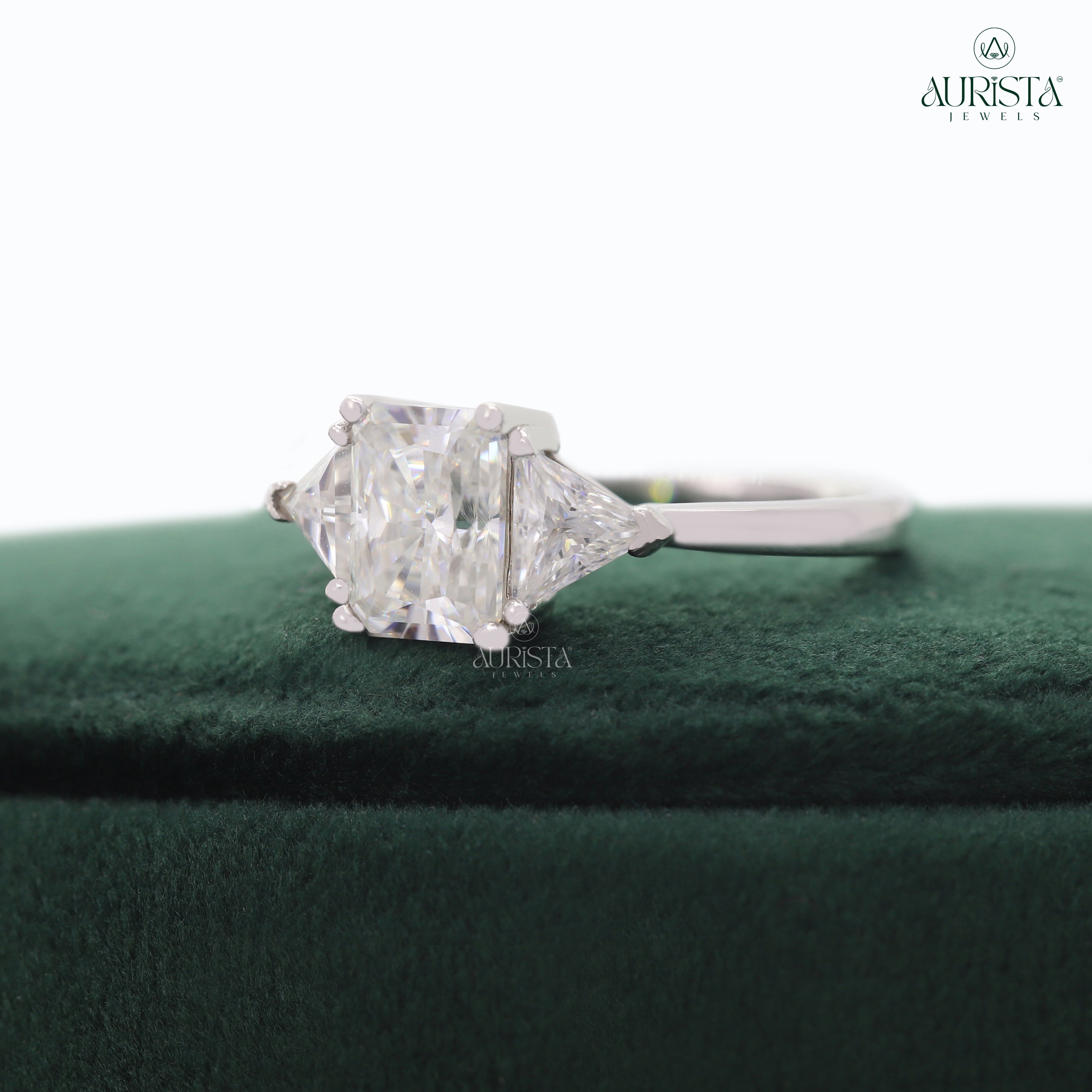 The Diamond of Forever – Custom Radiant White Diamond Ring