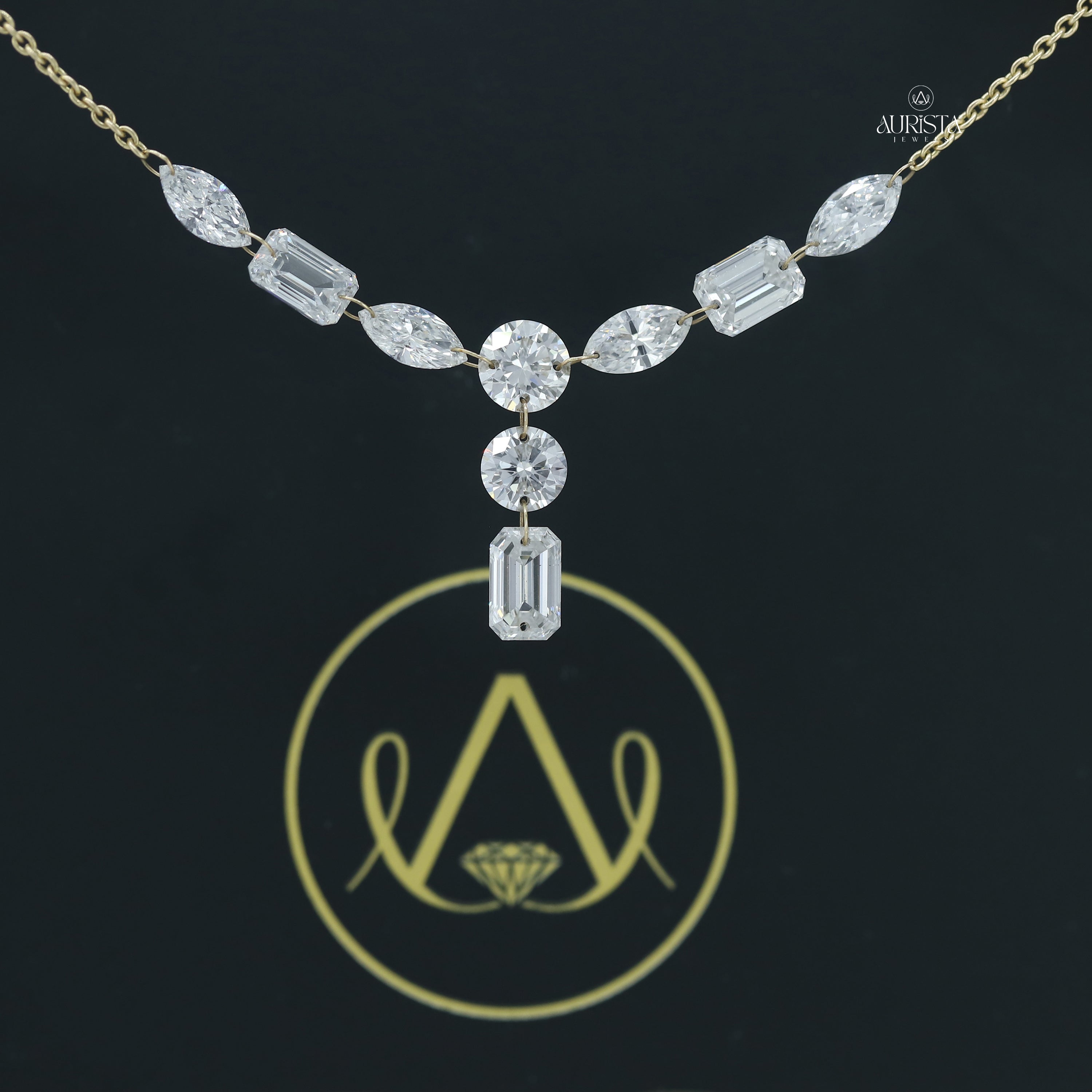 Shimmering Glow Diamond Necklace