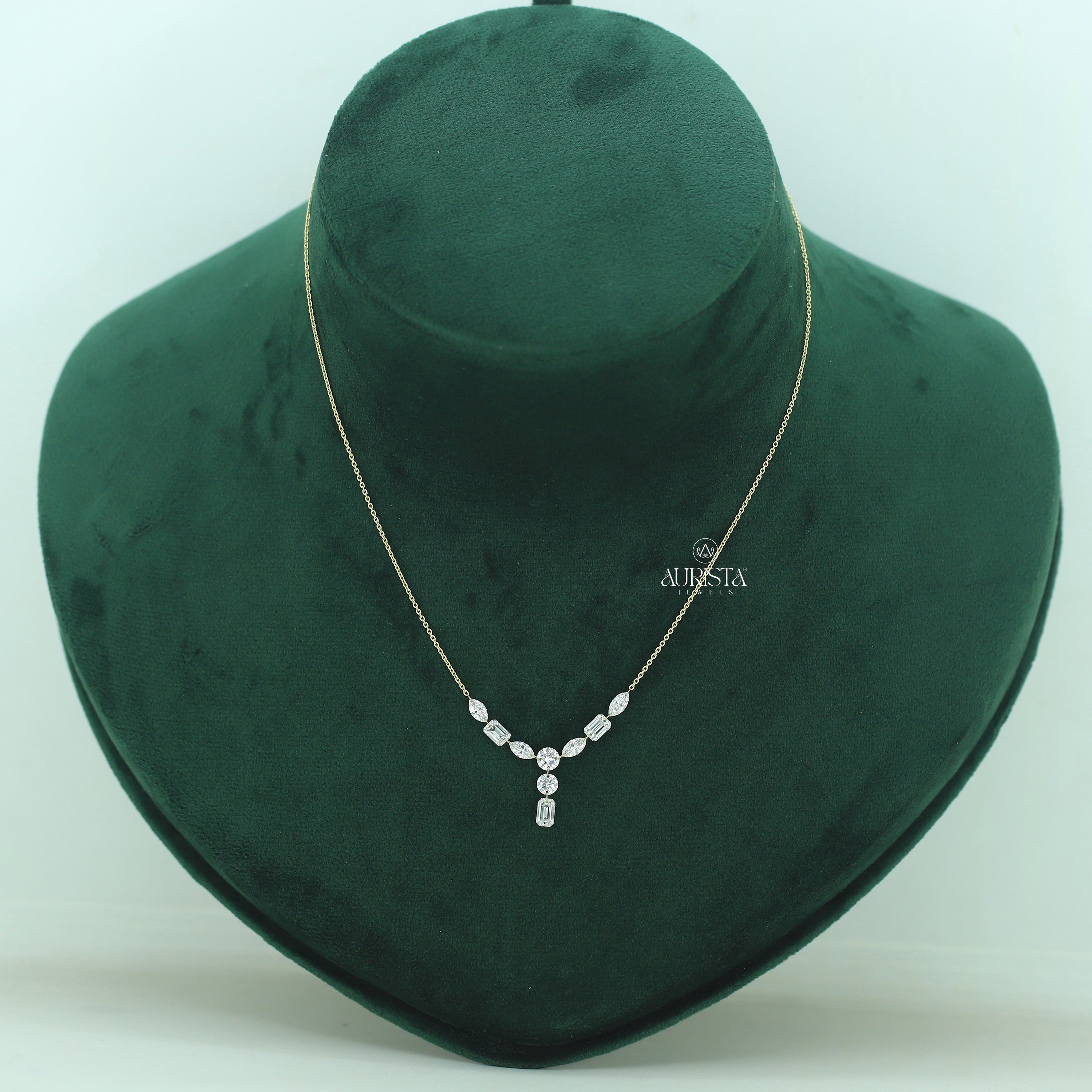 Shimmering Glow Diamond Necklace