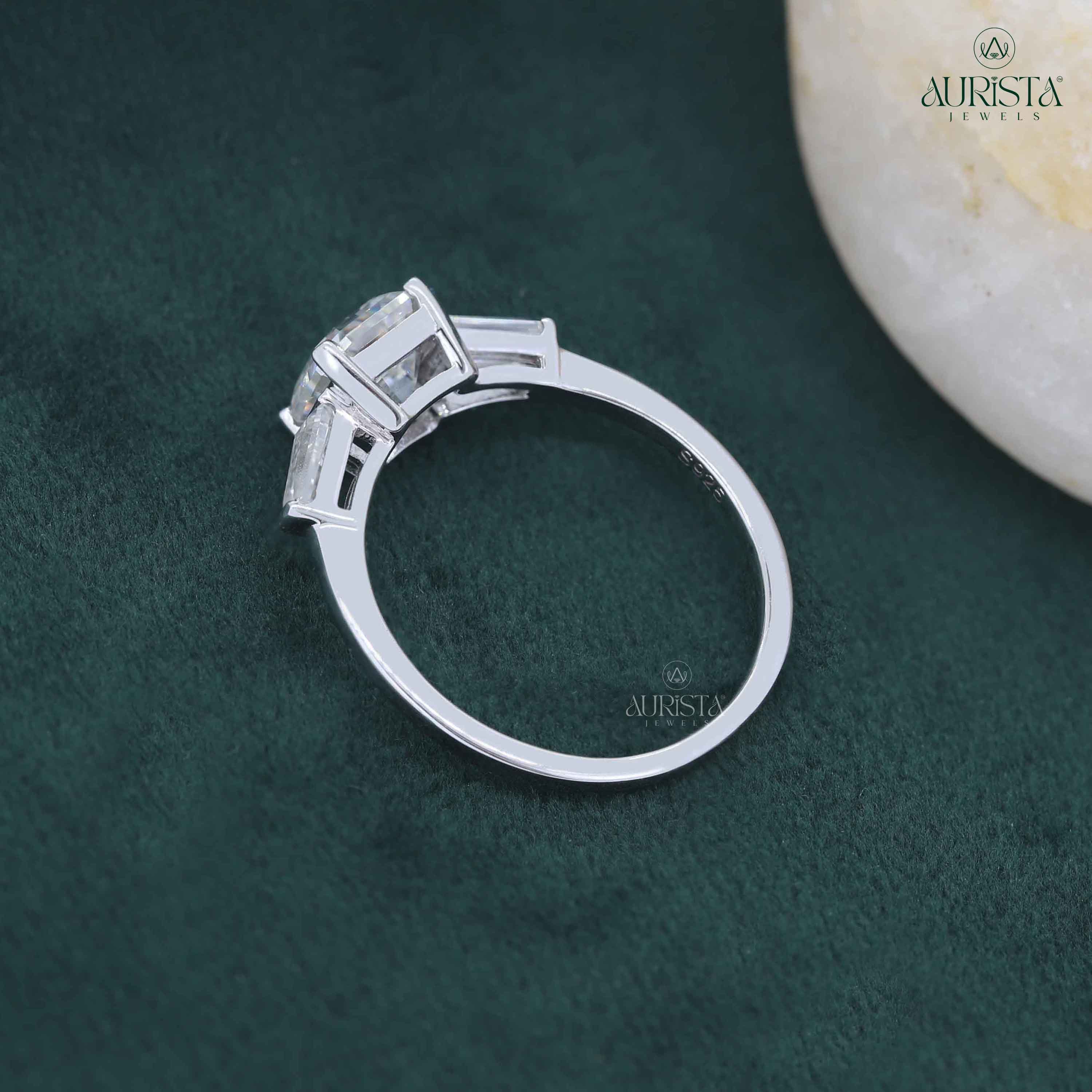 The Classic Promise – Custom Asscher Diamond Ring