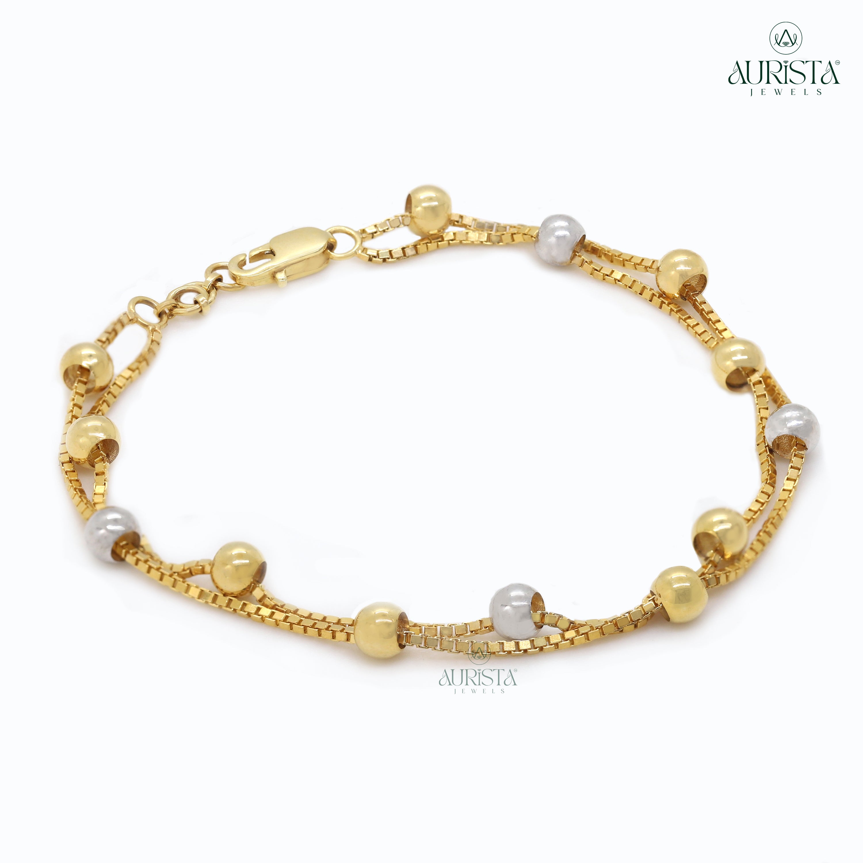 Graceful Bond – Bracelet in Yellow Gold