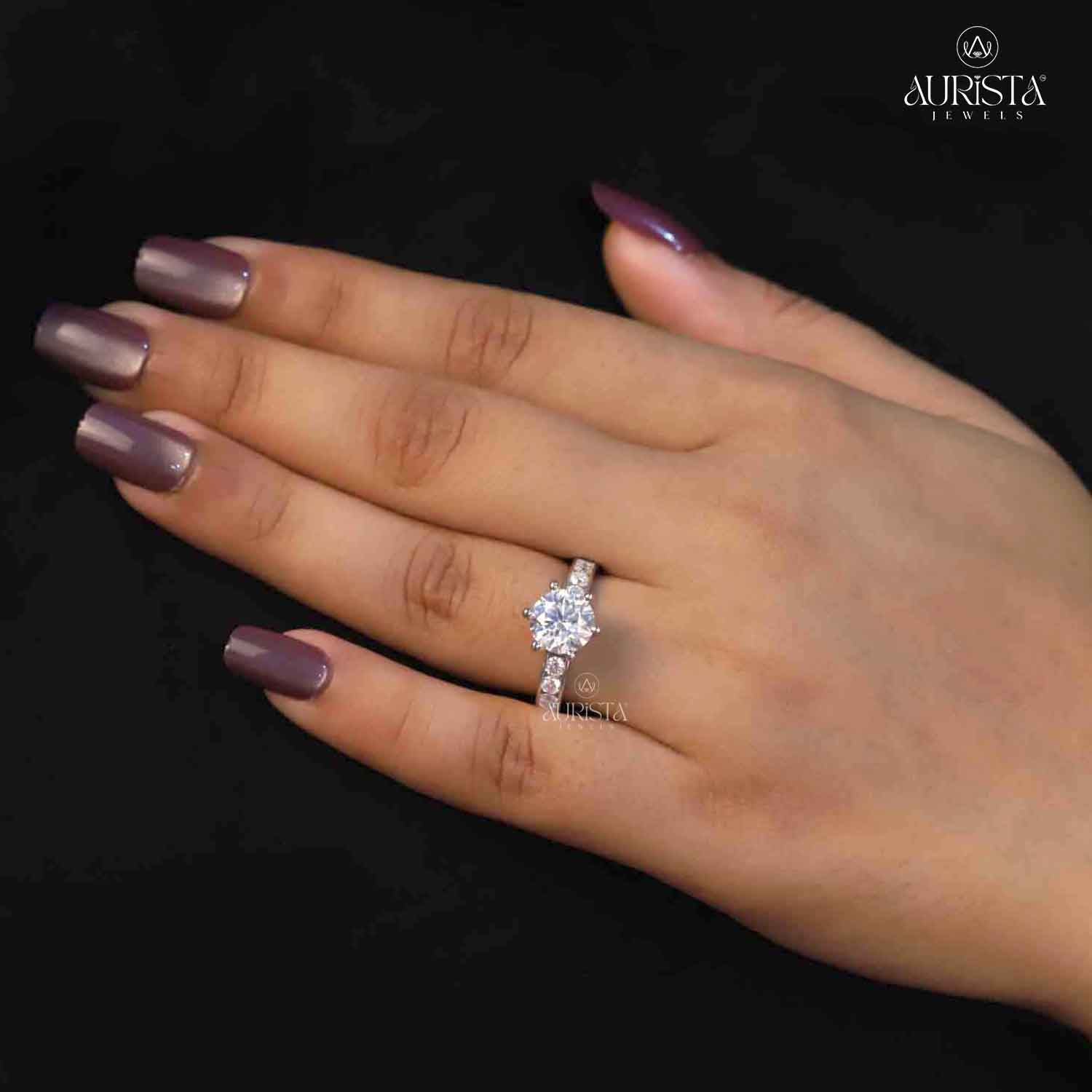 The One Ring – Round White Gold Diamond Ring