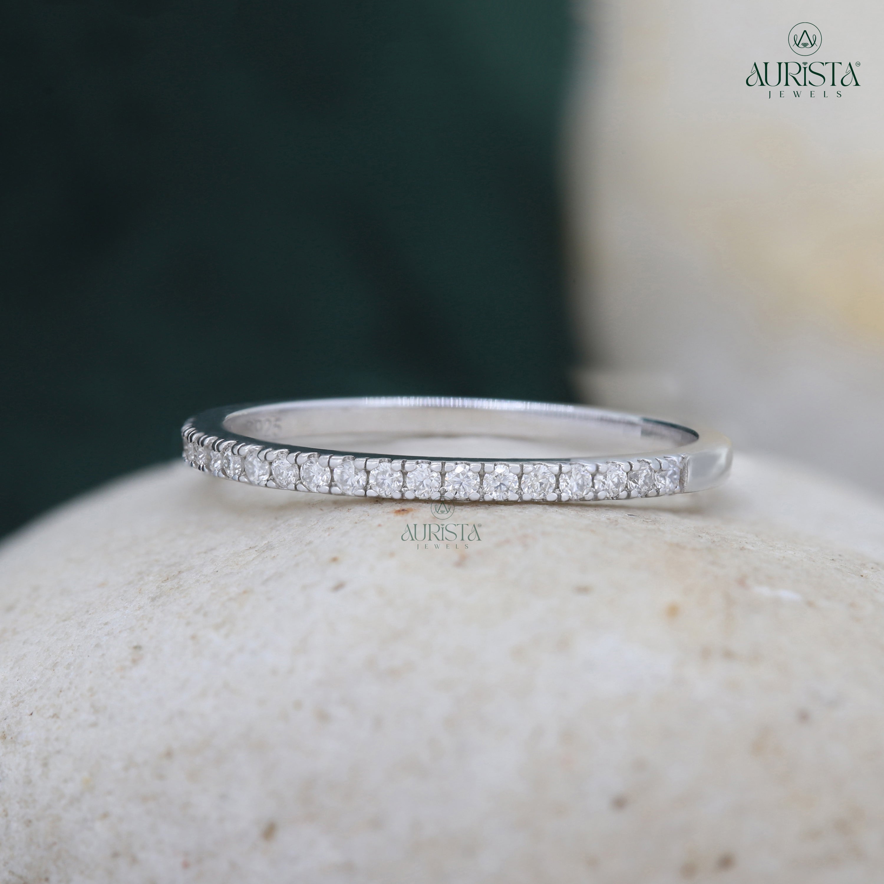 The Diamond of Forever – Custom Round White Diamond Ring With Band