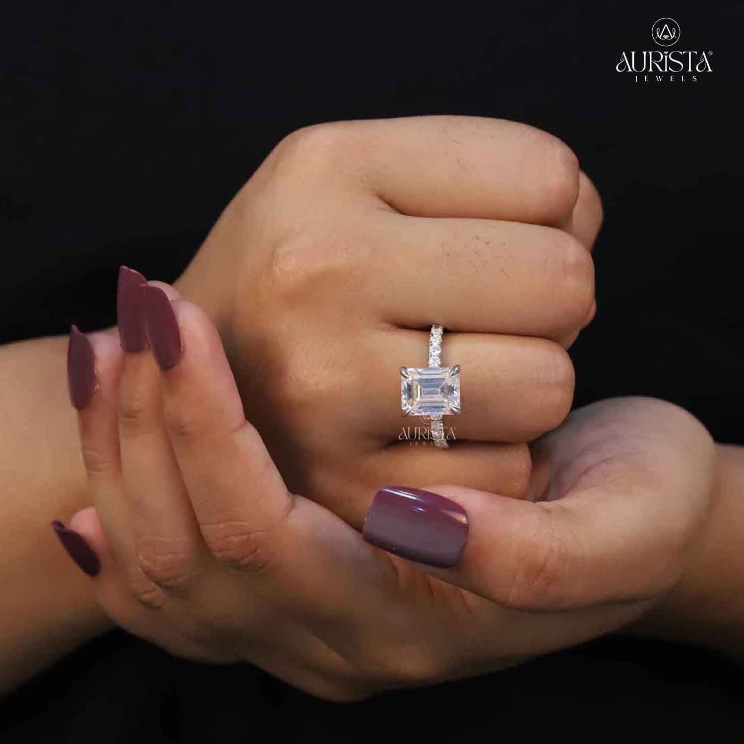 Forever Mine – White Gold Ring with  Radiant Diamond