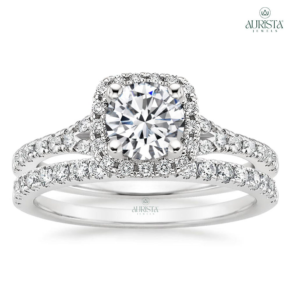 Endless Vows White Gold Ring with Round Diamond