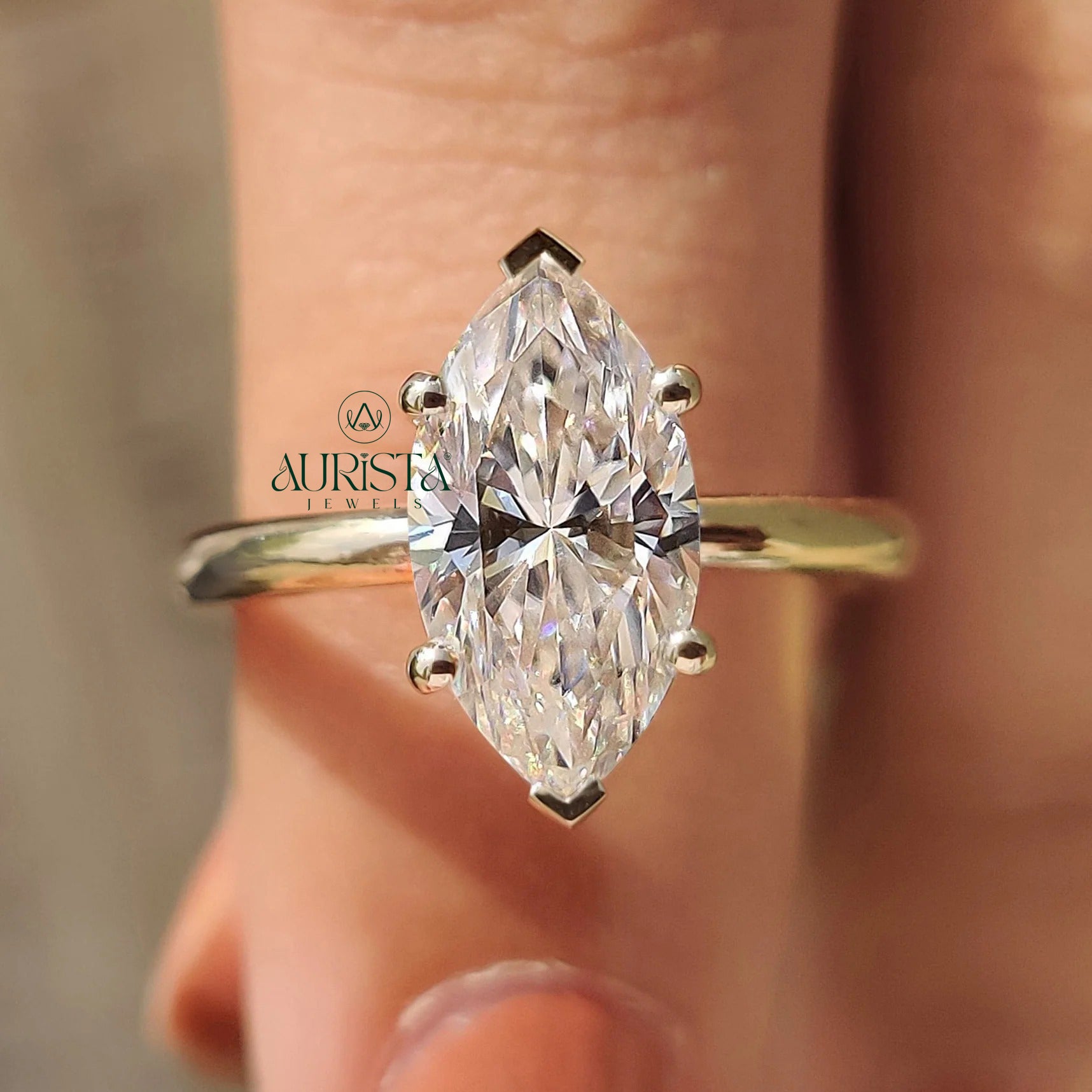 Stunning Marquise Diamond Ring for Everyday Glamour