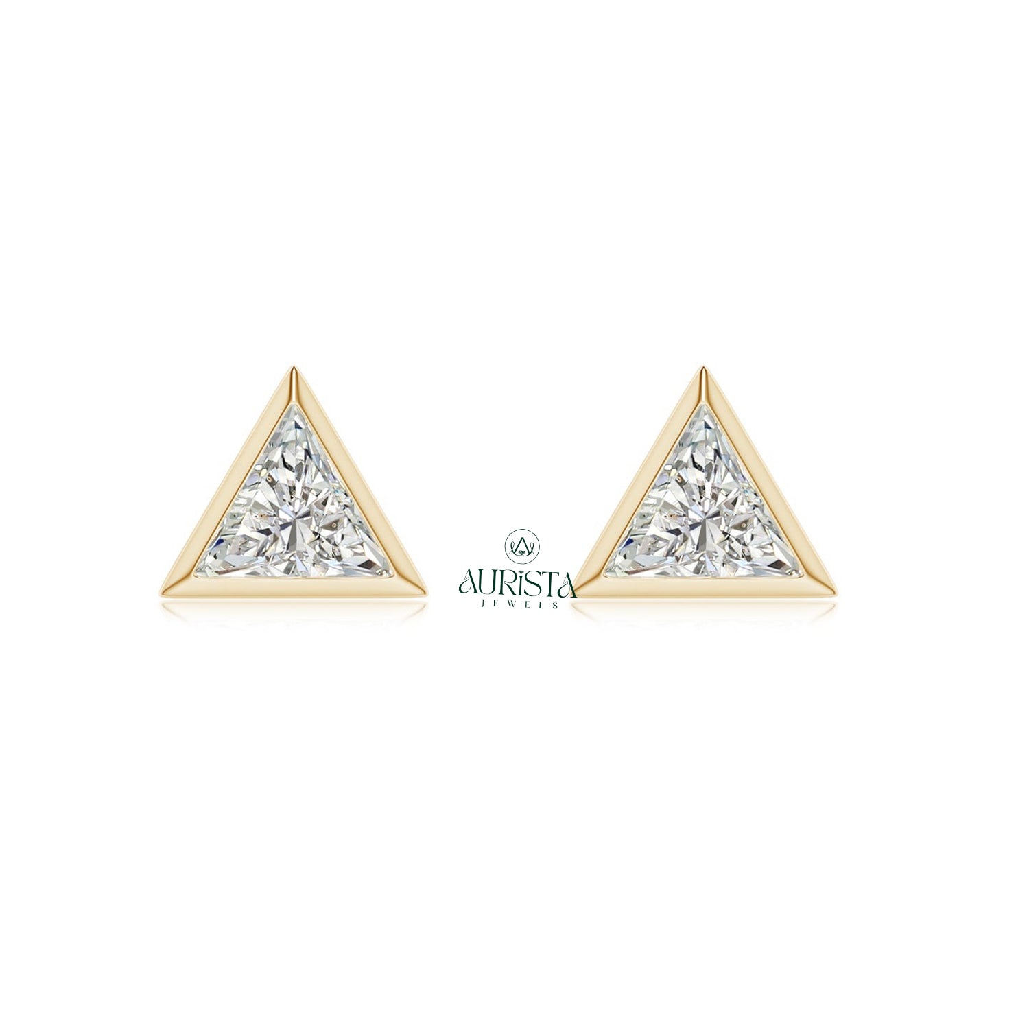 Modern Earrings with Precious Diamond
