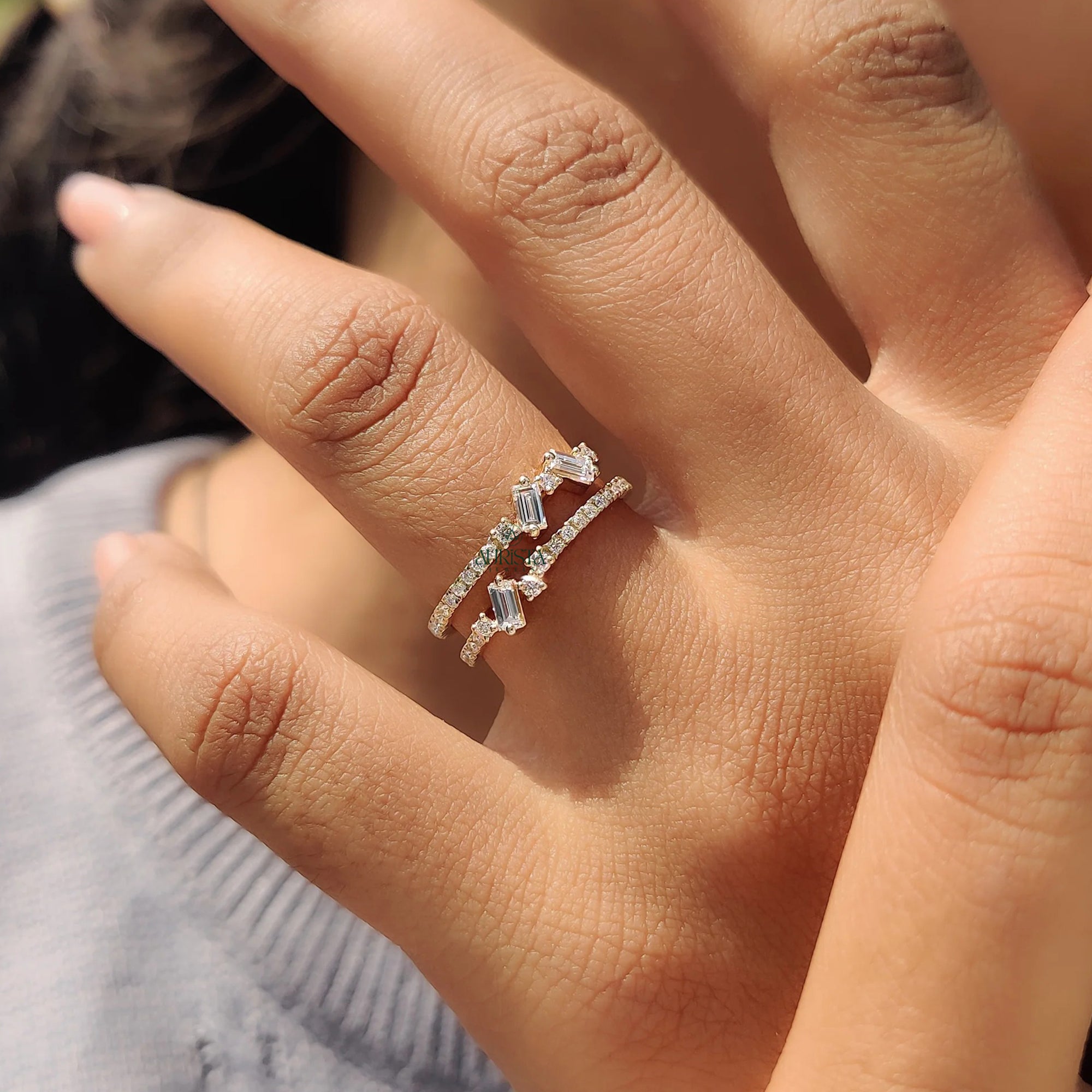 Timeless Vows Diamond Stacking Ring Set