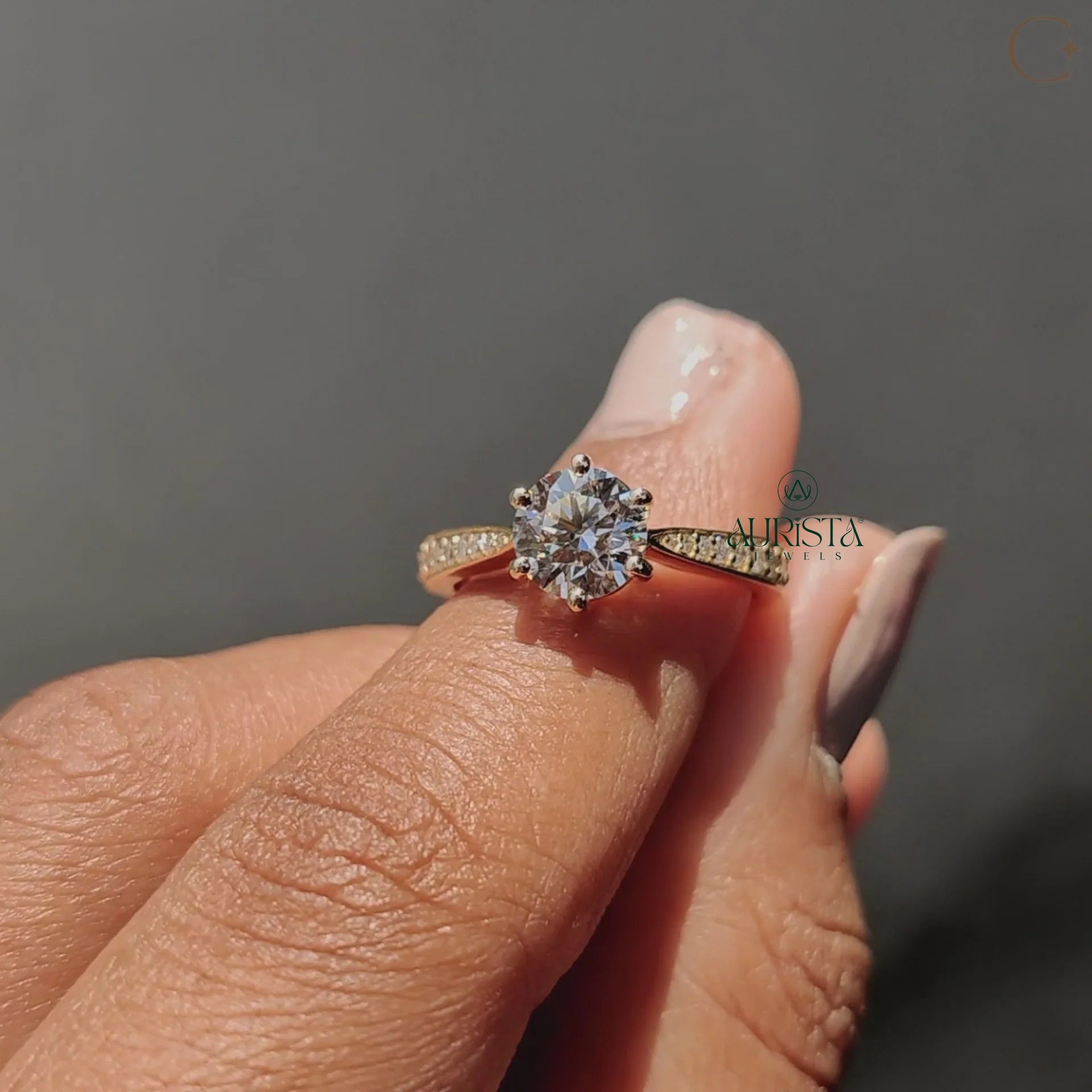 Pure Pave Sparkle – Designer Ring with Brilliant Shine