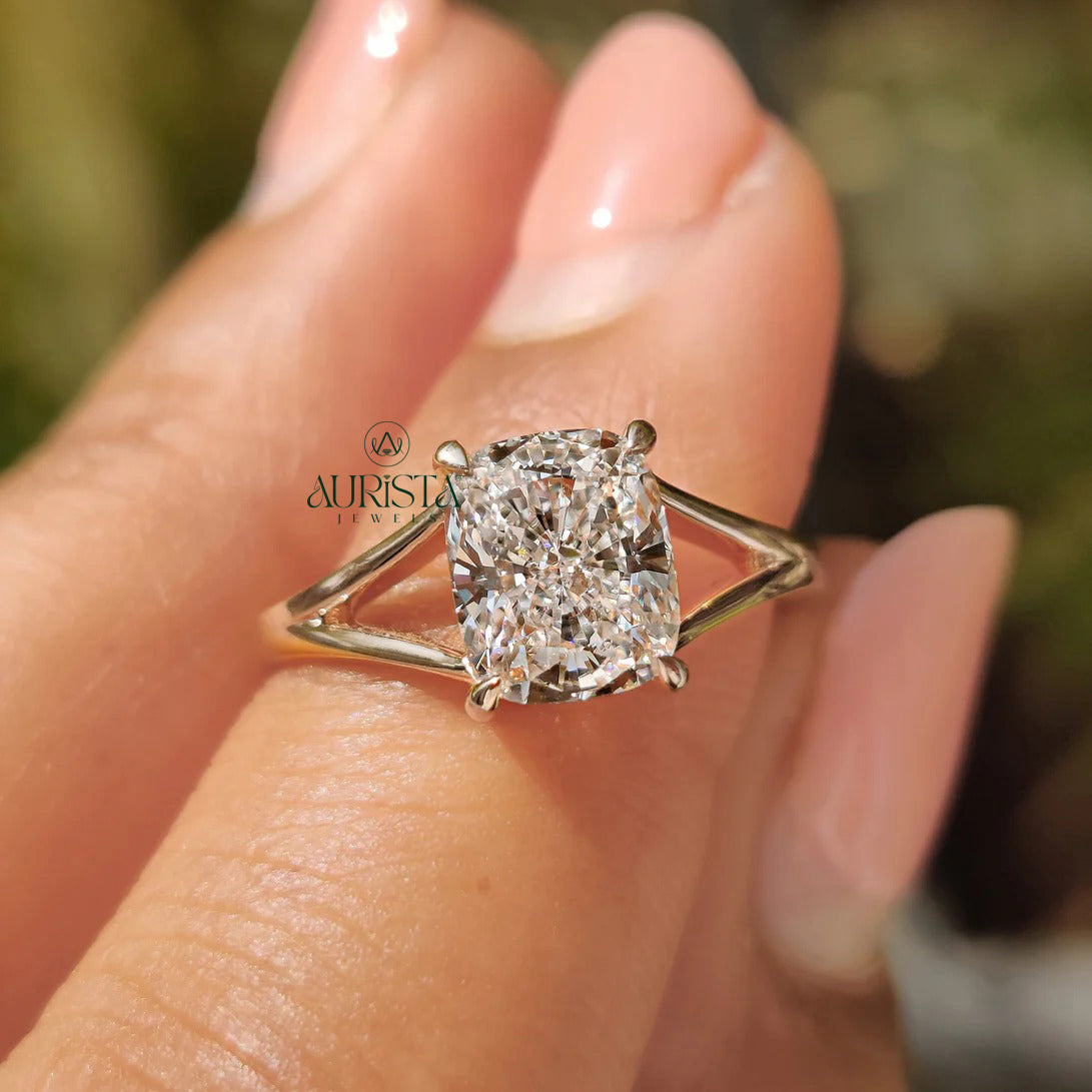 Cushion Solitaire – Made to Melt Hearts