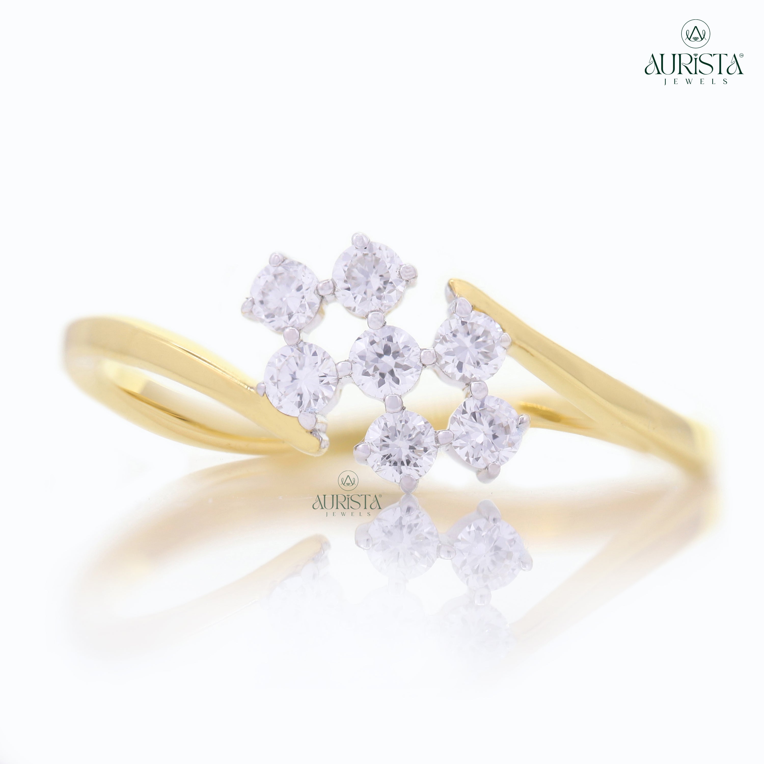 Wear Your Promise- Yellow Gold Band with Round Diamond