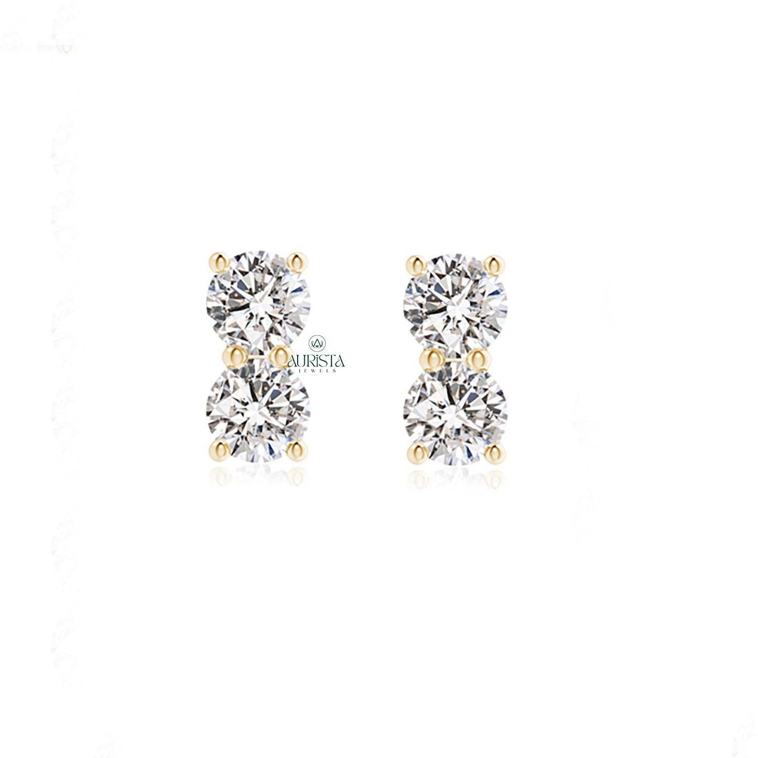 Royal Earrings with Fine Diamond