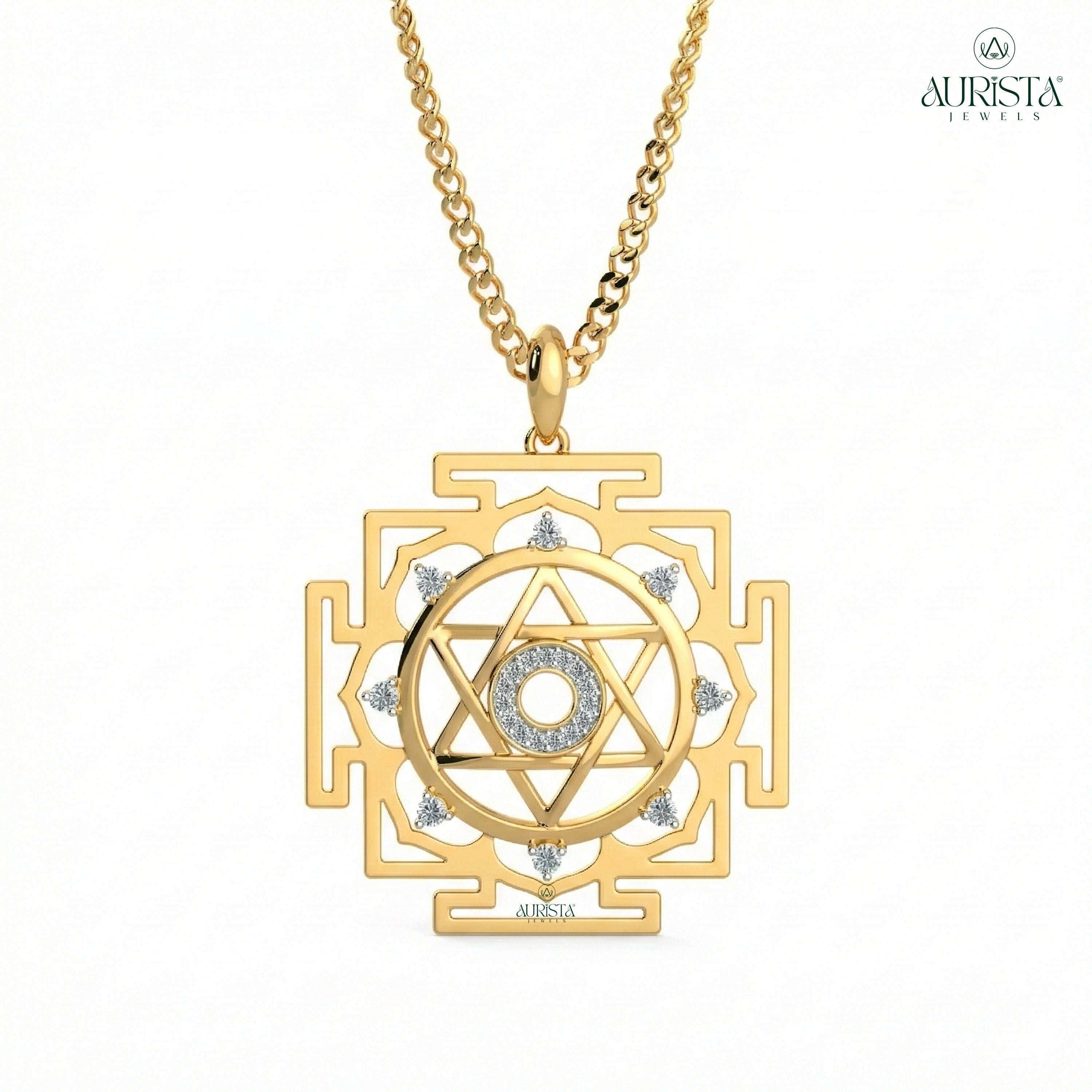 Pure Diamond Pendant for Men