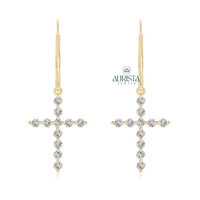 Beautiful Earrings with Precious Diamond