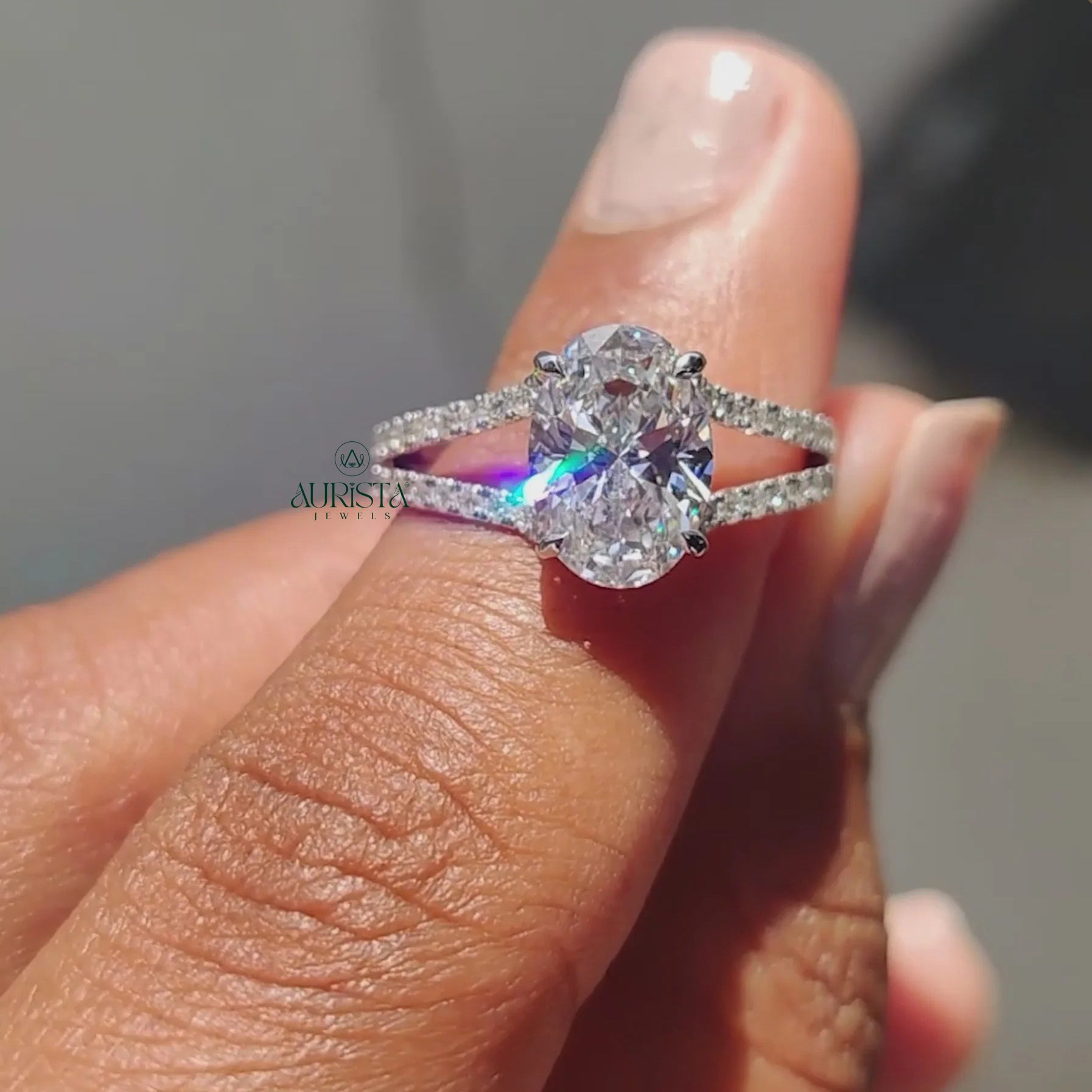 Infinite Pave Spark – Designer Ring with Dazzling Sparkle