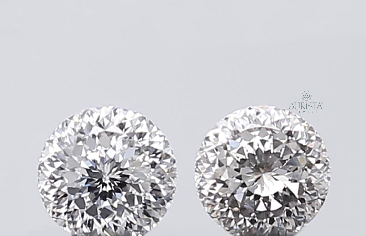 1.00 CT (2 Pcs) Round Portuguese Shape Lab Diamond for Jewelry