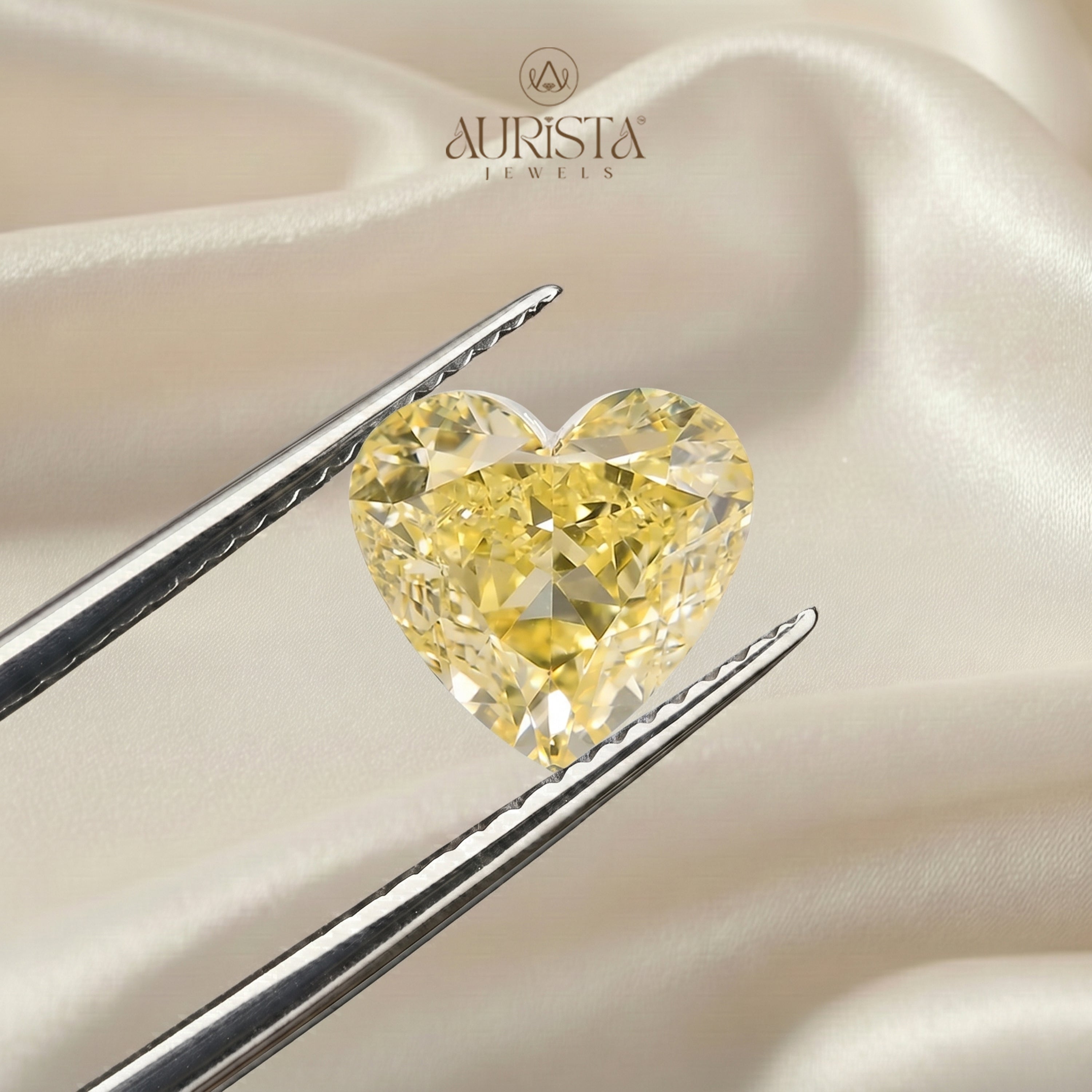 IGI Certified 1.00-5.00 CT Heart Shape Lab Diamond for Jewelry