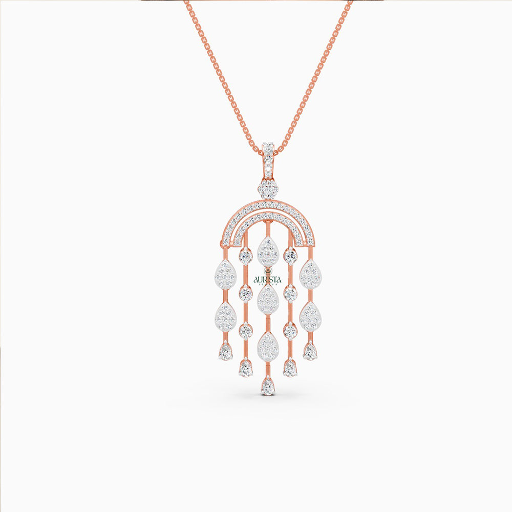 Forever Glow Diamond Necklace in Gold