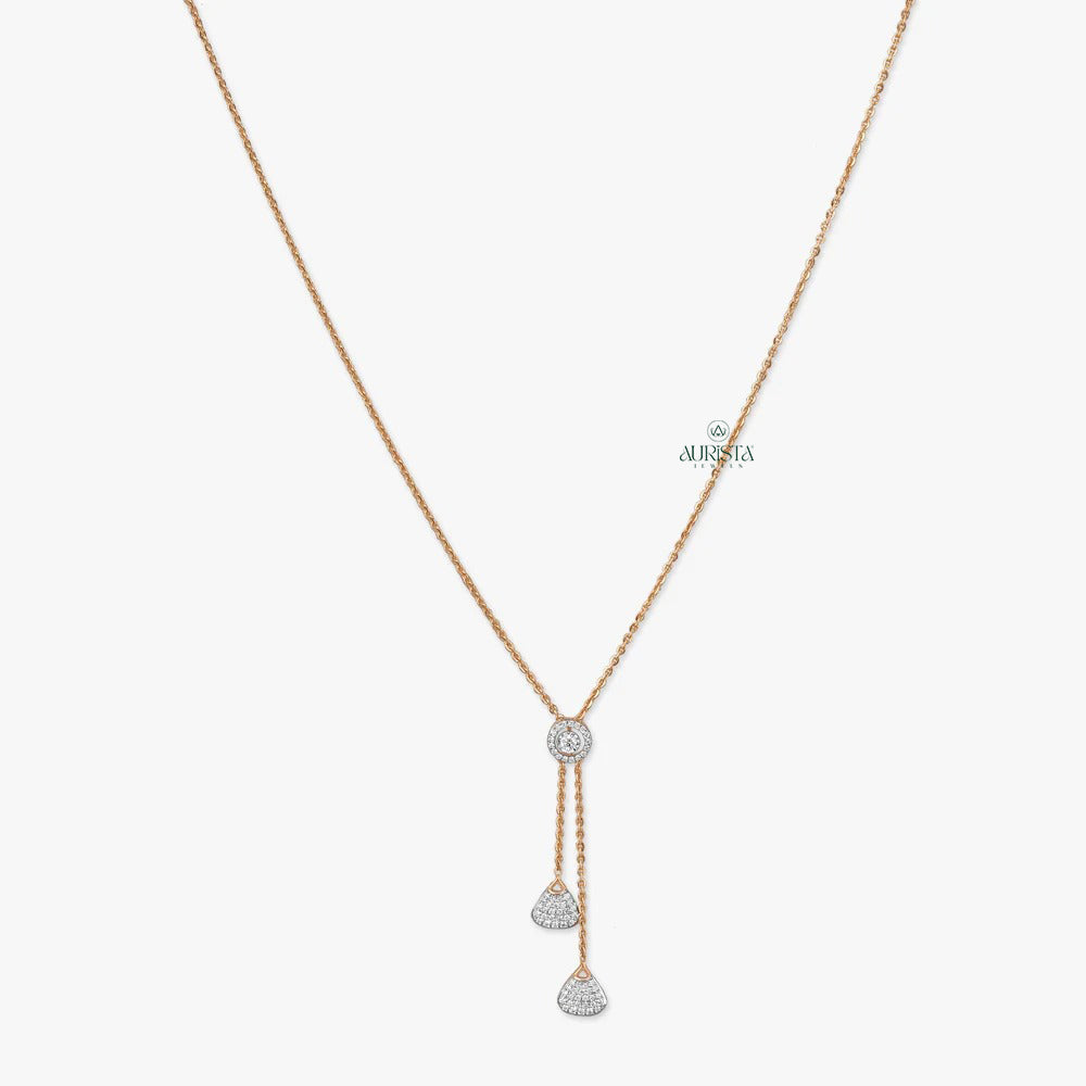 Timeless Elegance Round Brilliant Necklace