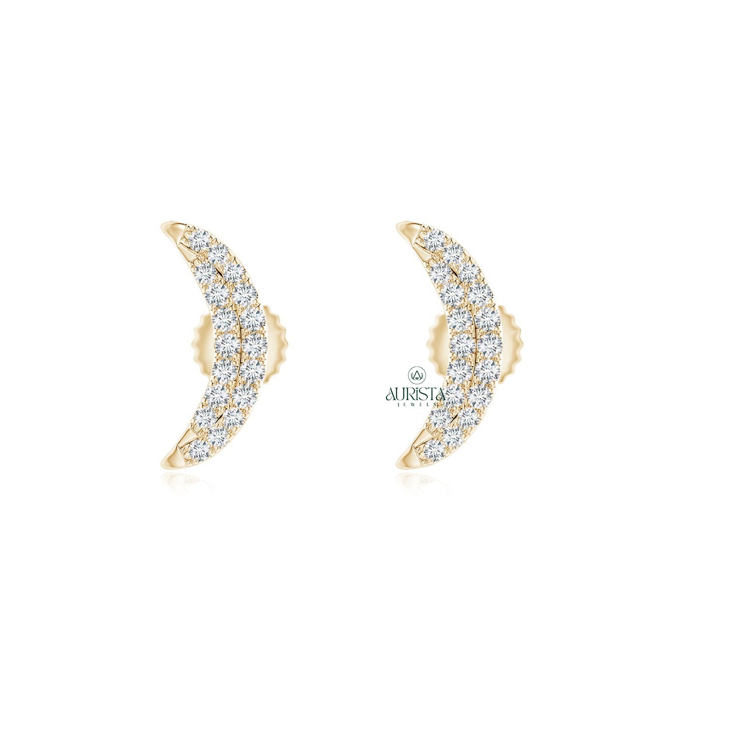 Fancy Earrings with Fine Diamond