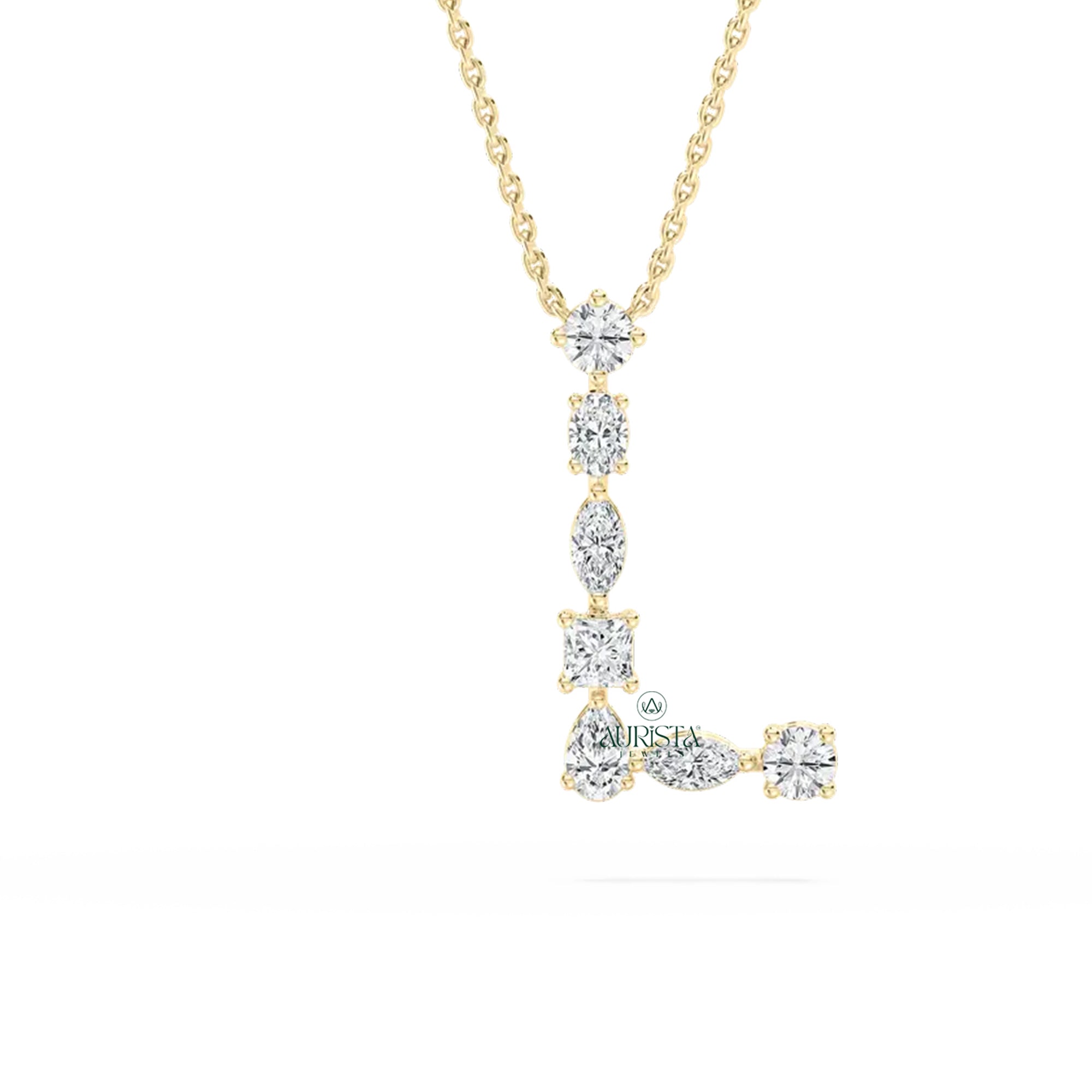 Personalised Golden Initials With Timeless Elegance