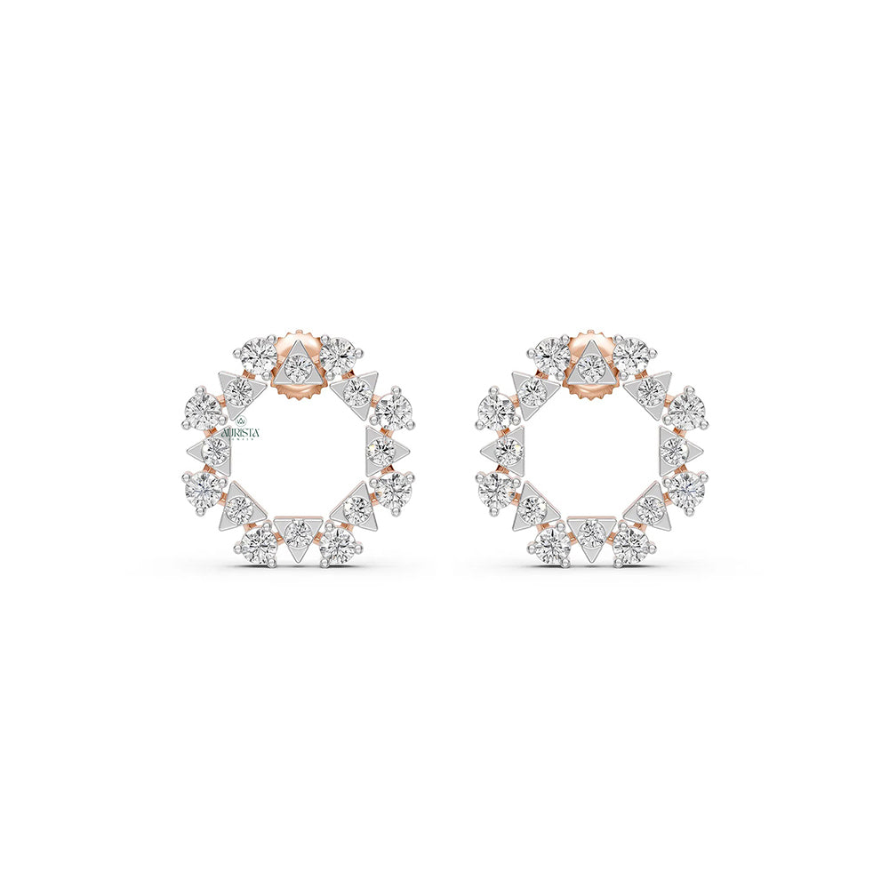 Endless Elegance – Diamond Hoops