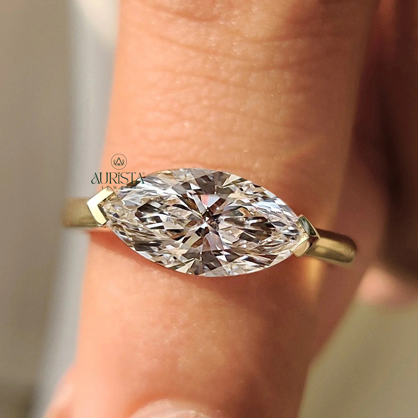 Royal Marquise Diamond Ring with Timeless Sparkle