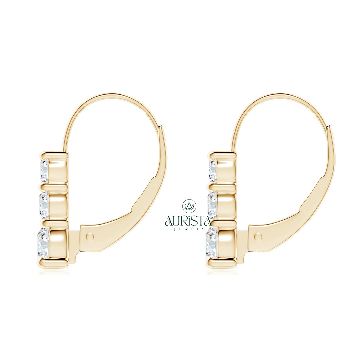 Modern Earrings with Premium Diamond