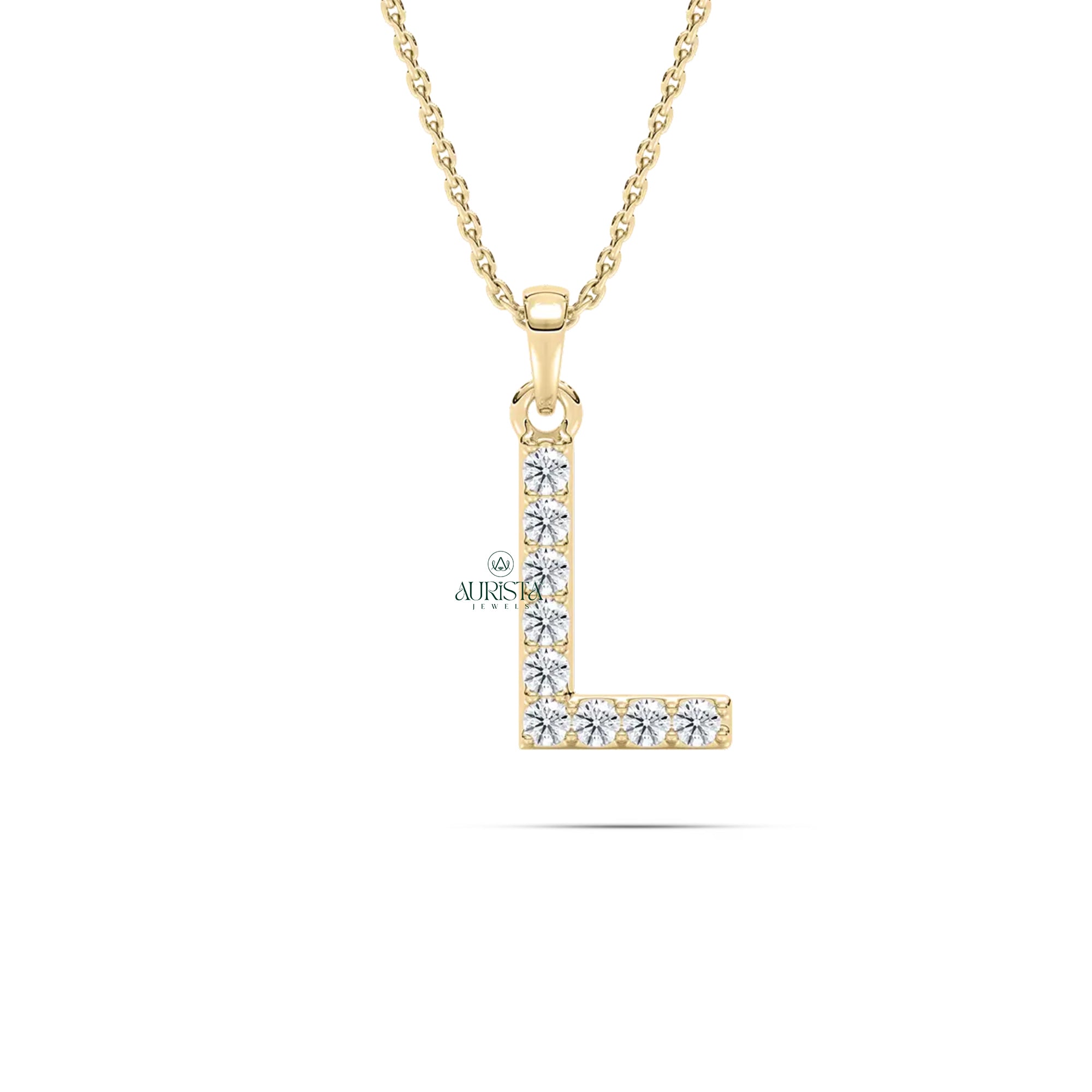 Gold Initial Necklace