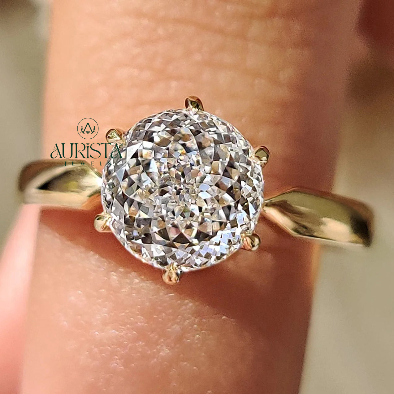 Timeless Solitaire Lab Grown Diamond Ring